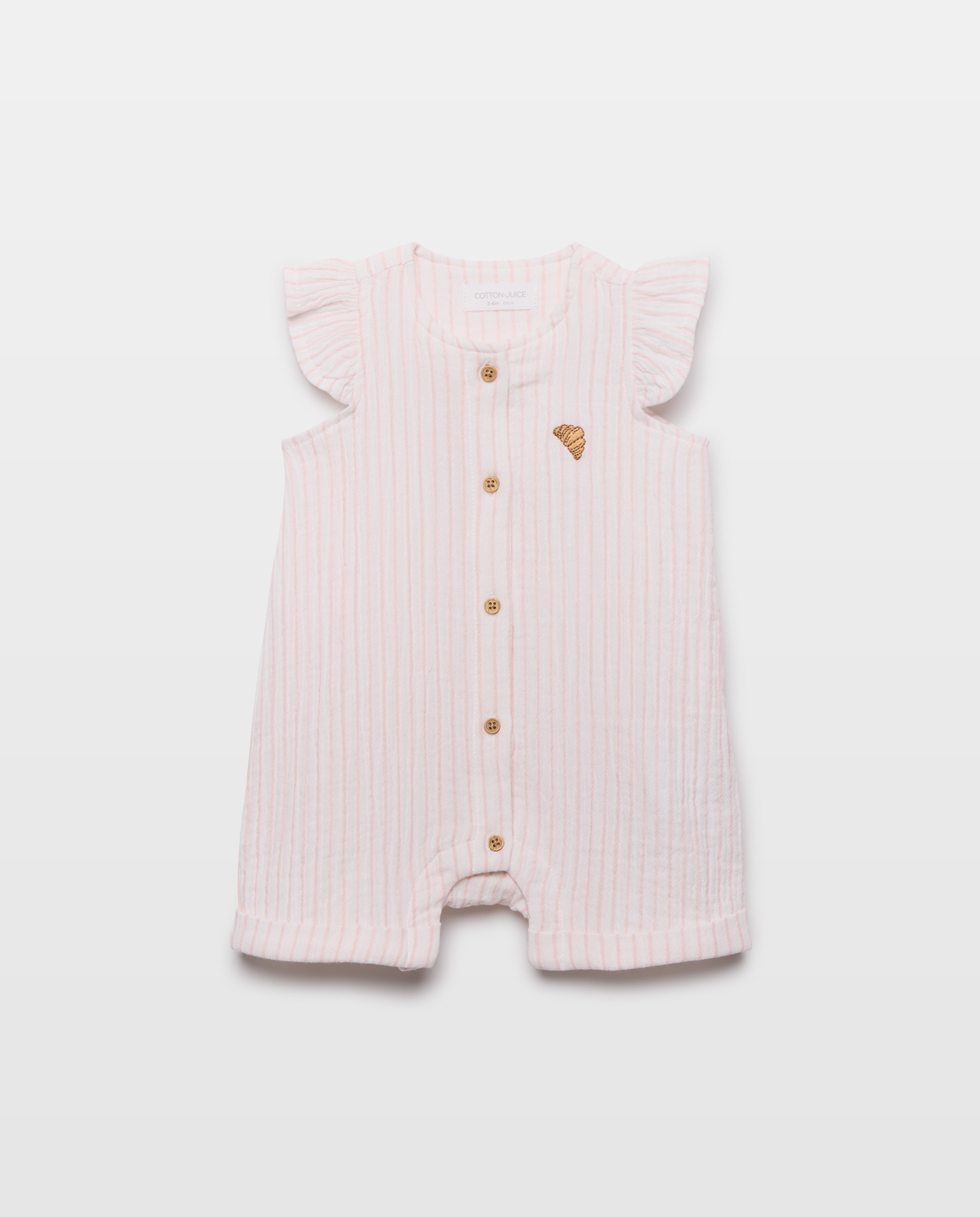 Imagem 0 de Babygrow de Bebé em Chiffon com Estampado de Fantasia