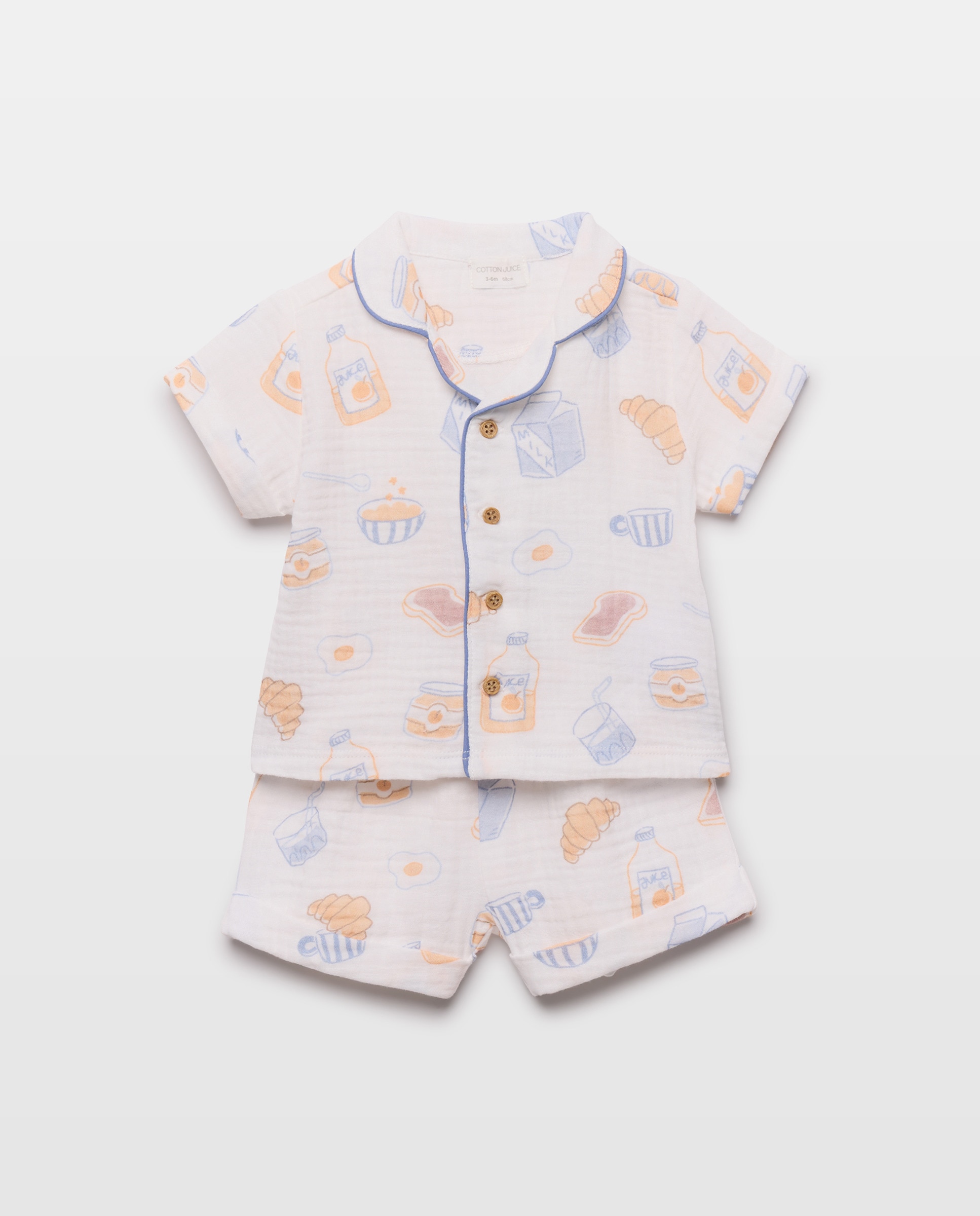 Imagem 0 de Pijama Abotoado de Bebé com Chiffon e Fantasia