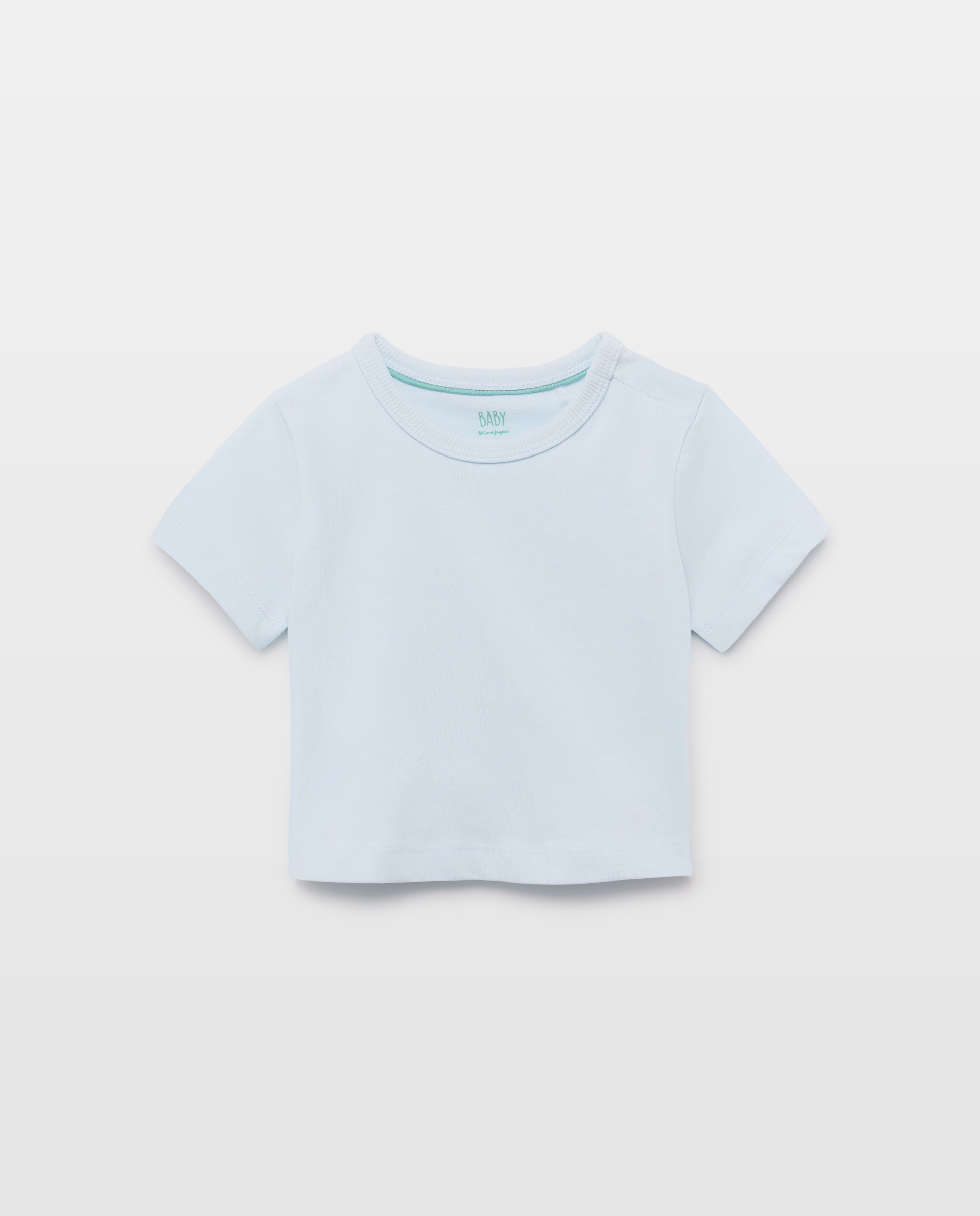 Conjunto de 2 Peças para Bebé: Jardineiras e T-shirt Baby El Corte Inglés 471 Índigo-3