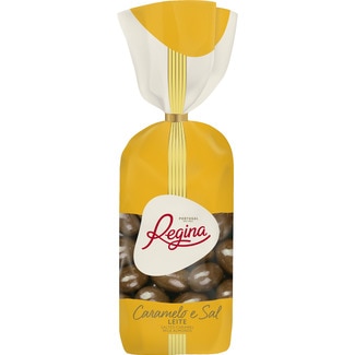 Amêndoas Cobertas de Chocolate de Leite, Caramelo e Sal embalagem 150 g - Regina