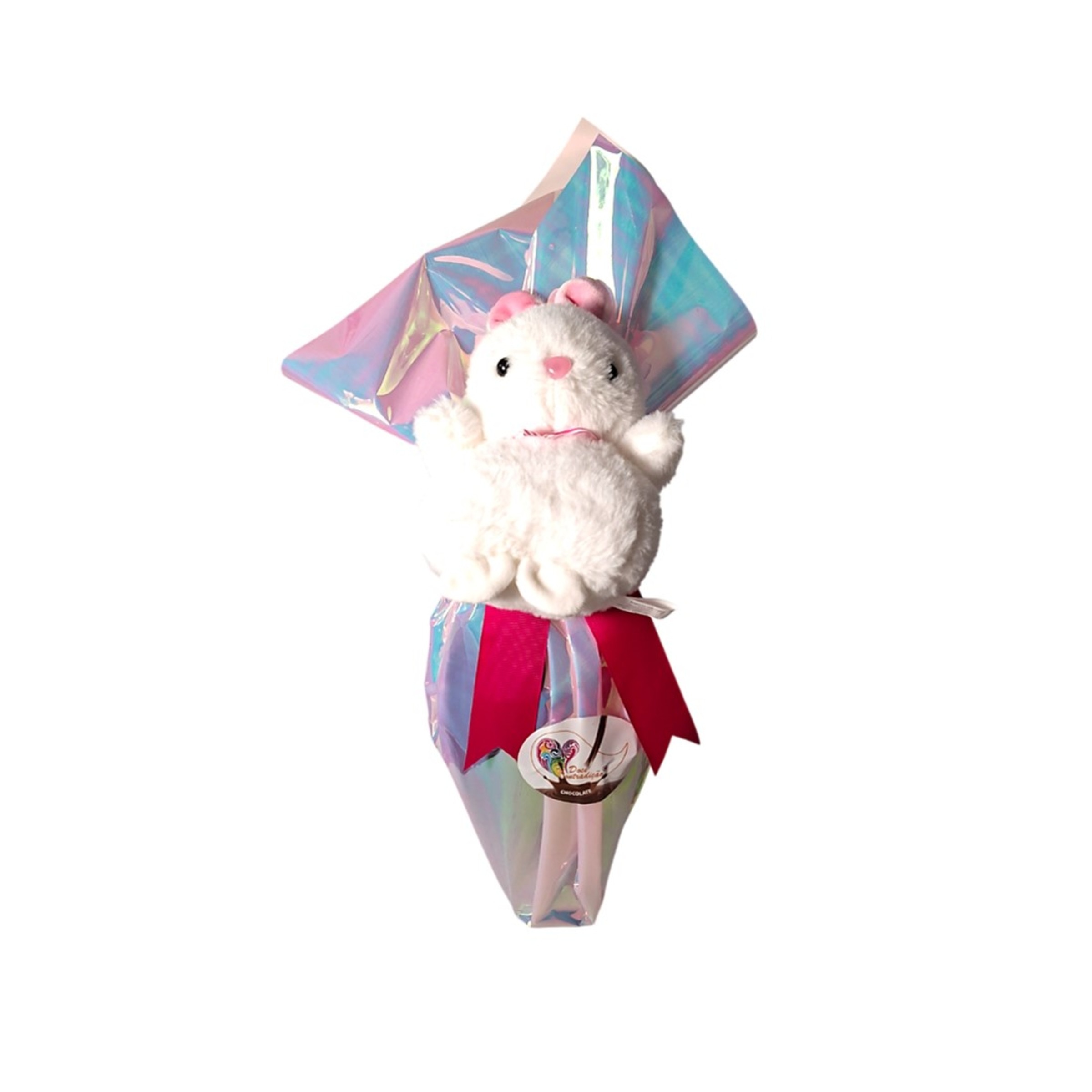 Ovo de Chocolate com Peluche embalagem 350 g
