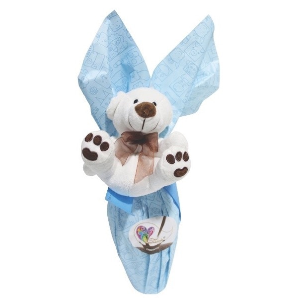 Ovo de Chocolate com Peluche embalagem 150 g