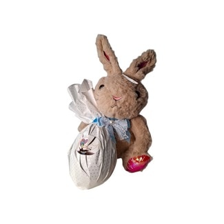 Ovo de Chocolate com Coelho Peluche embalagem 100 g - Doce Contradição