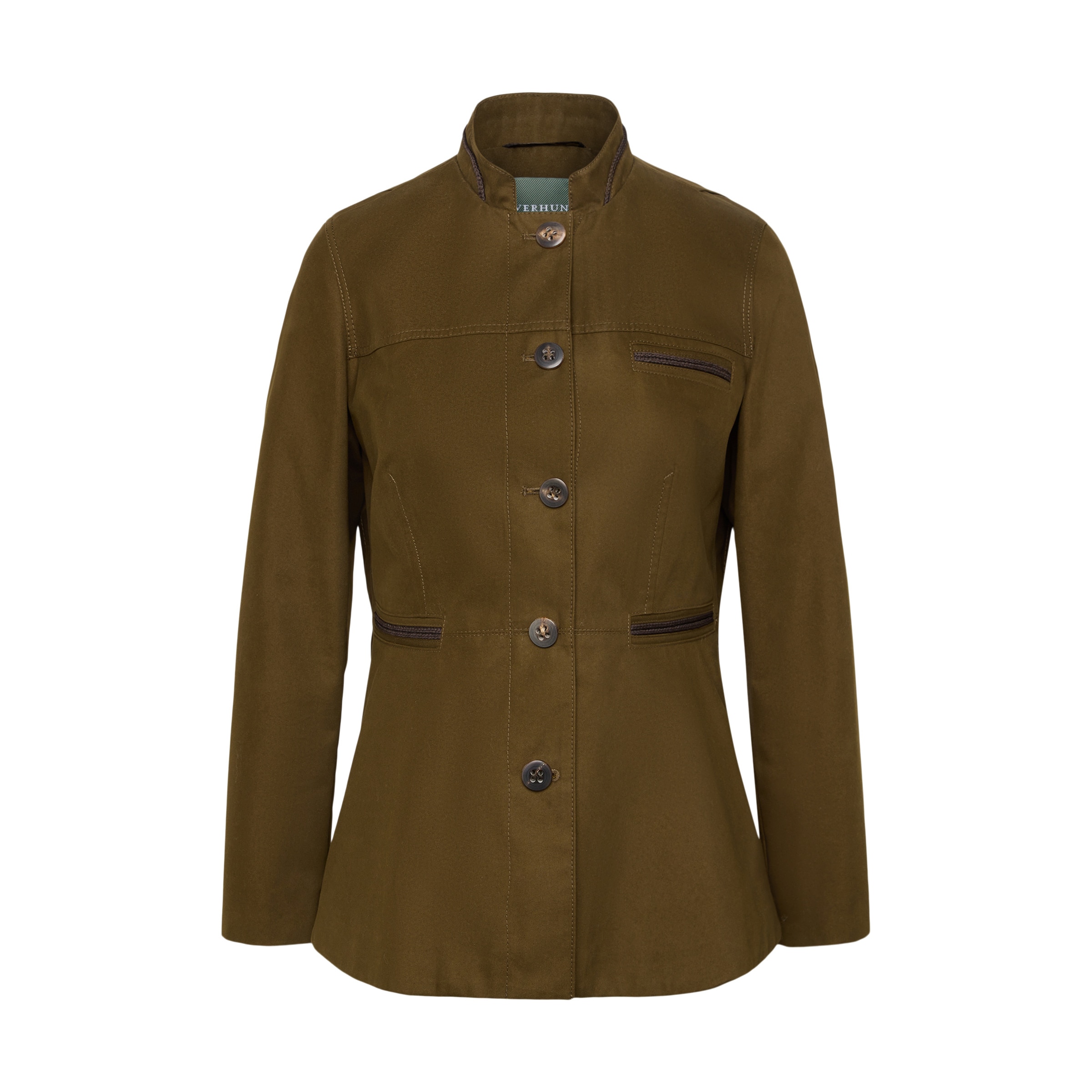 Casaco Waterproof de Mulher Verde-escuro-4