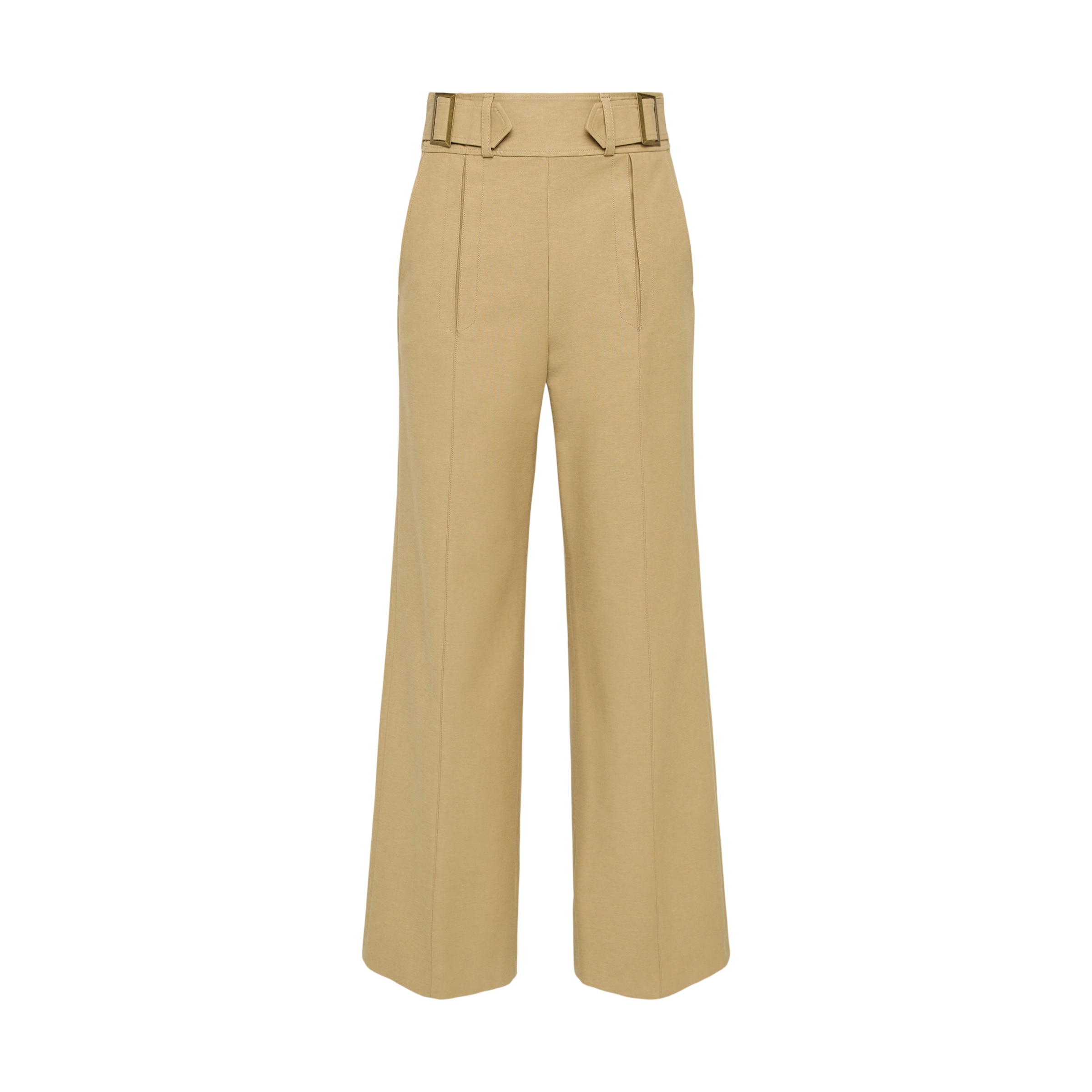 Imagem 0 de Calças Tencel de Mulher com Fivelas