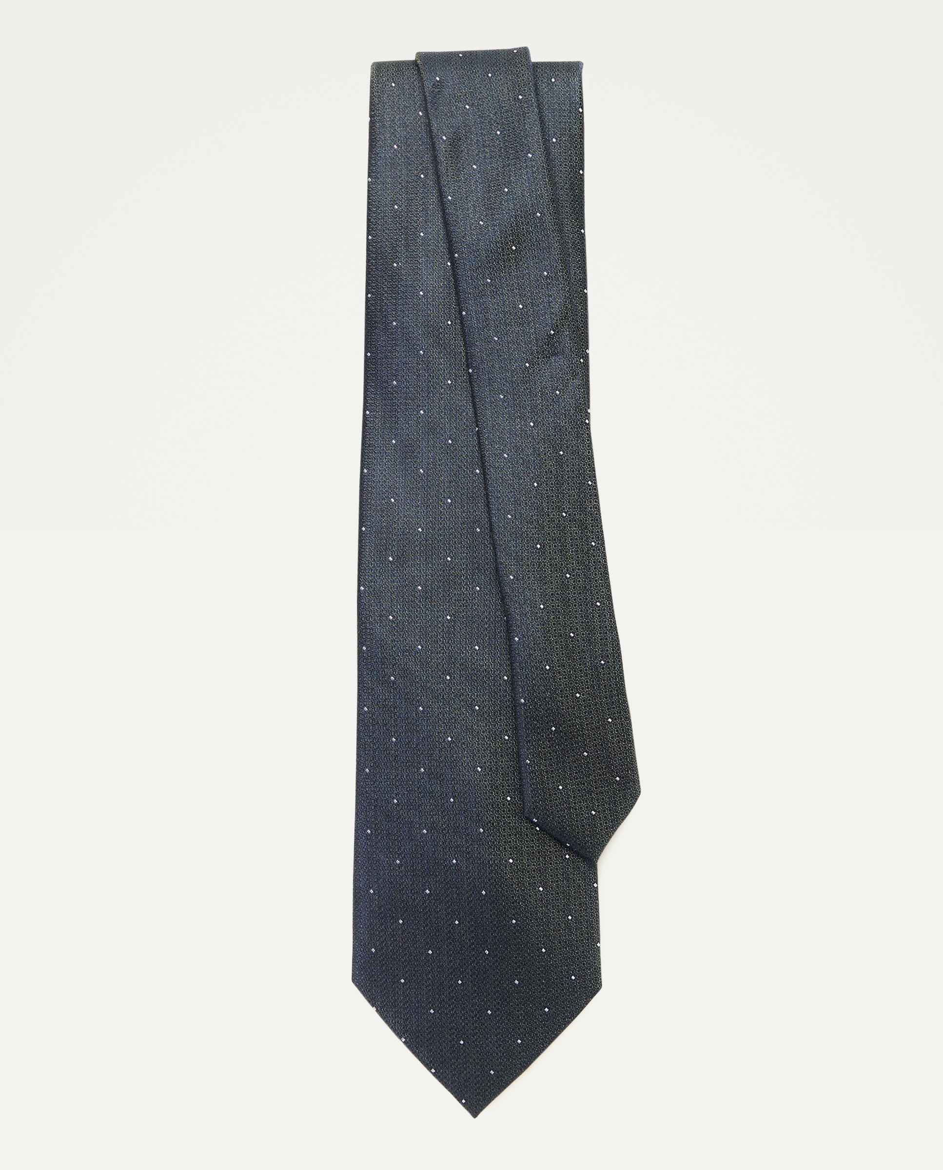 Corbata hombre 100% seda 500 VERDE-2