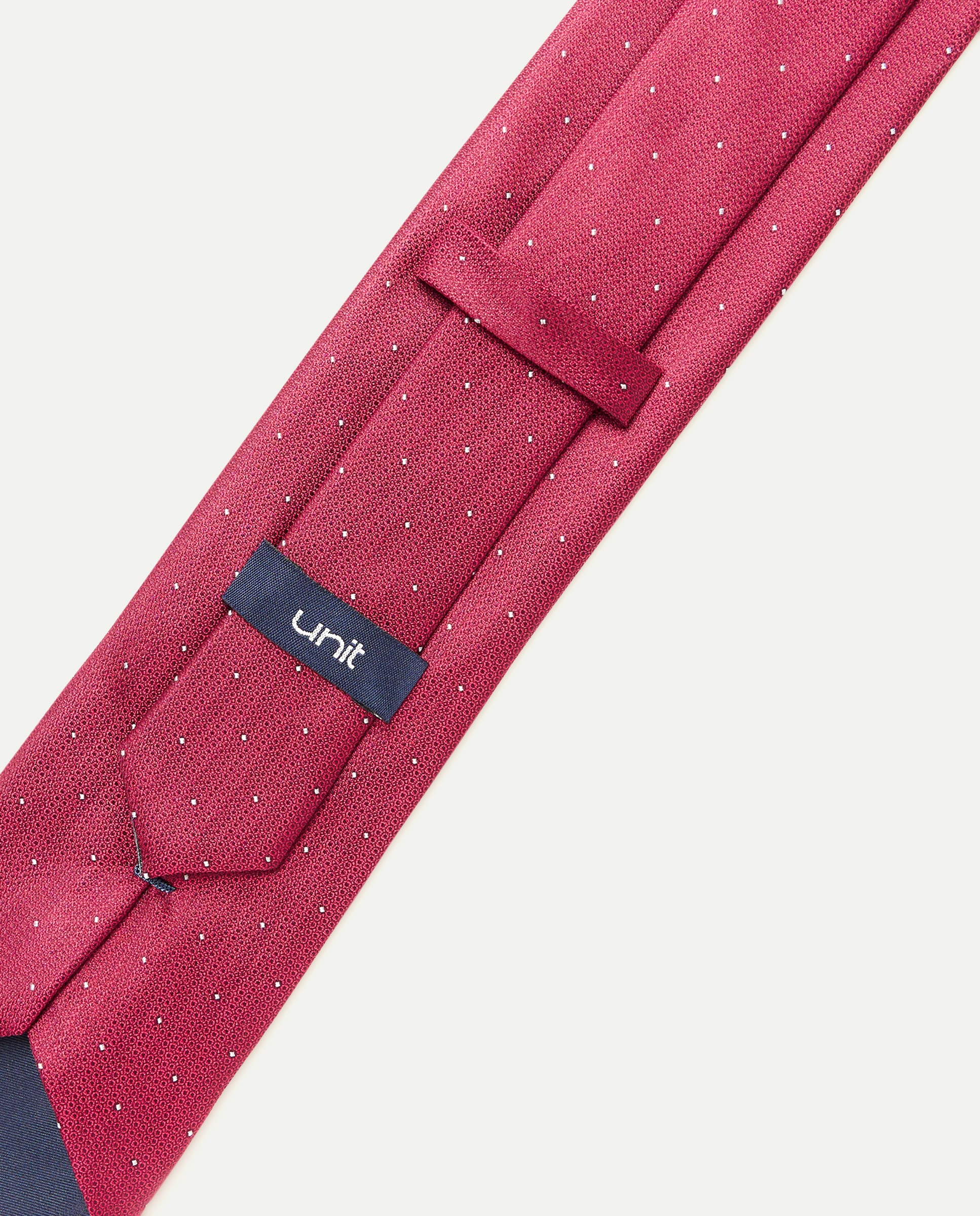Corbata hombre 100% seda 290 Burdeos-3