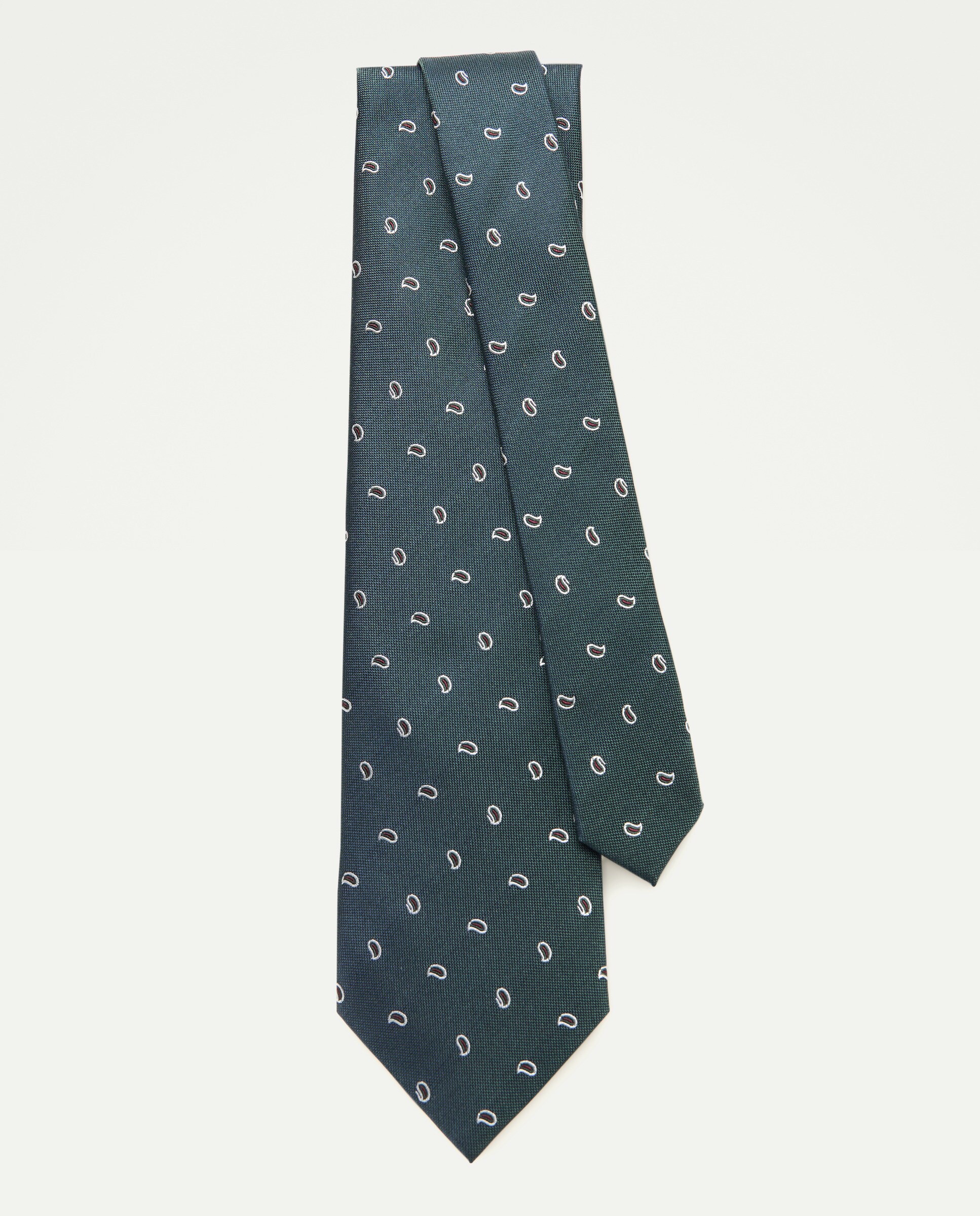 Corbata hombre 100% seda 500 VERDE-2