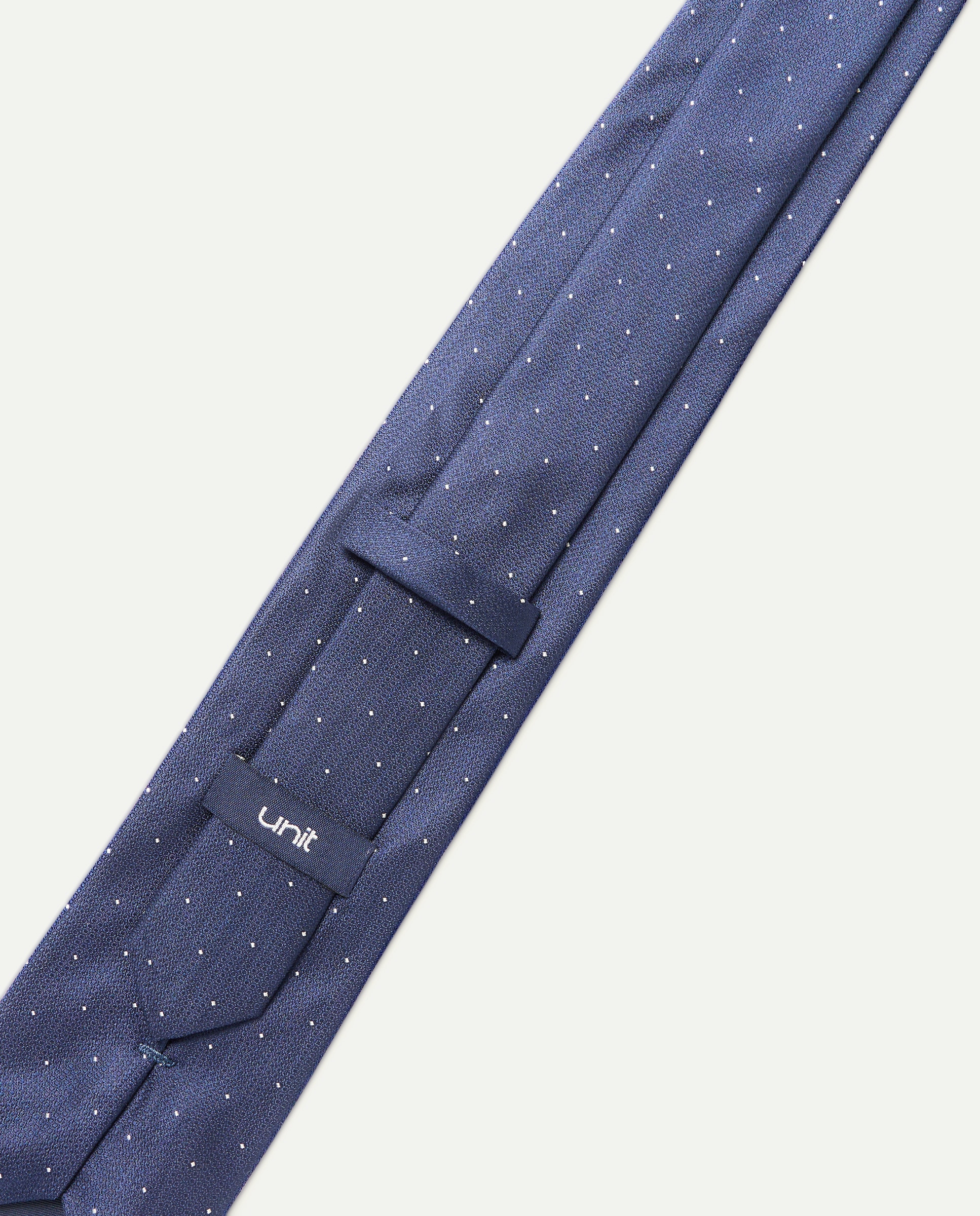 Corbata hombre 100% seda Azul marino-3