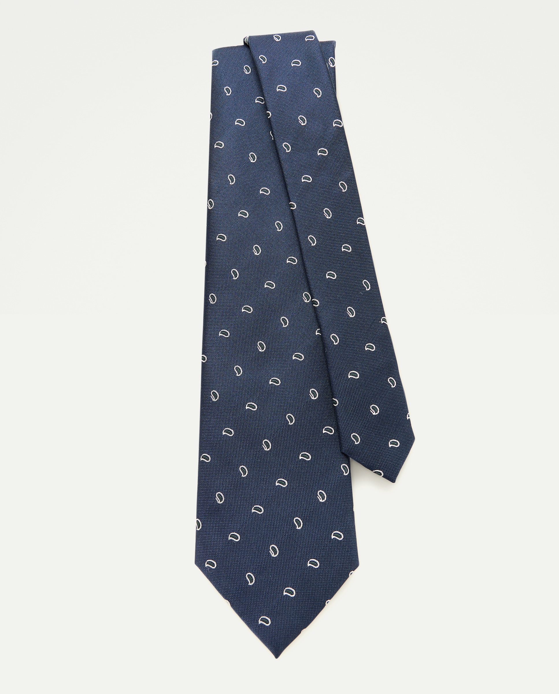 Corbata hombre 100% seda Azul marino-2