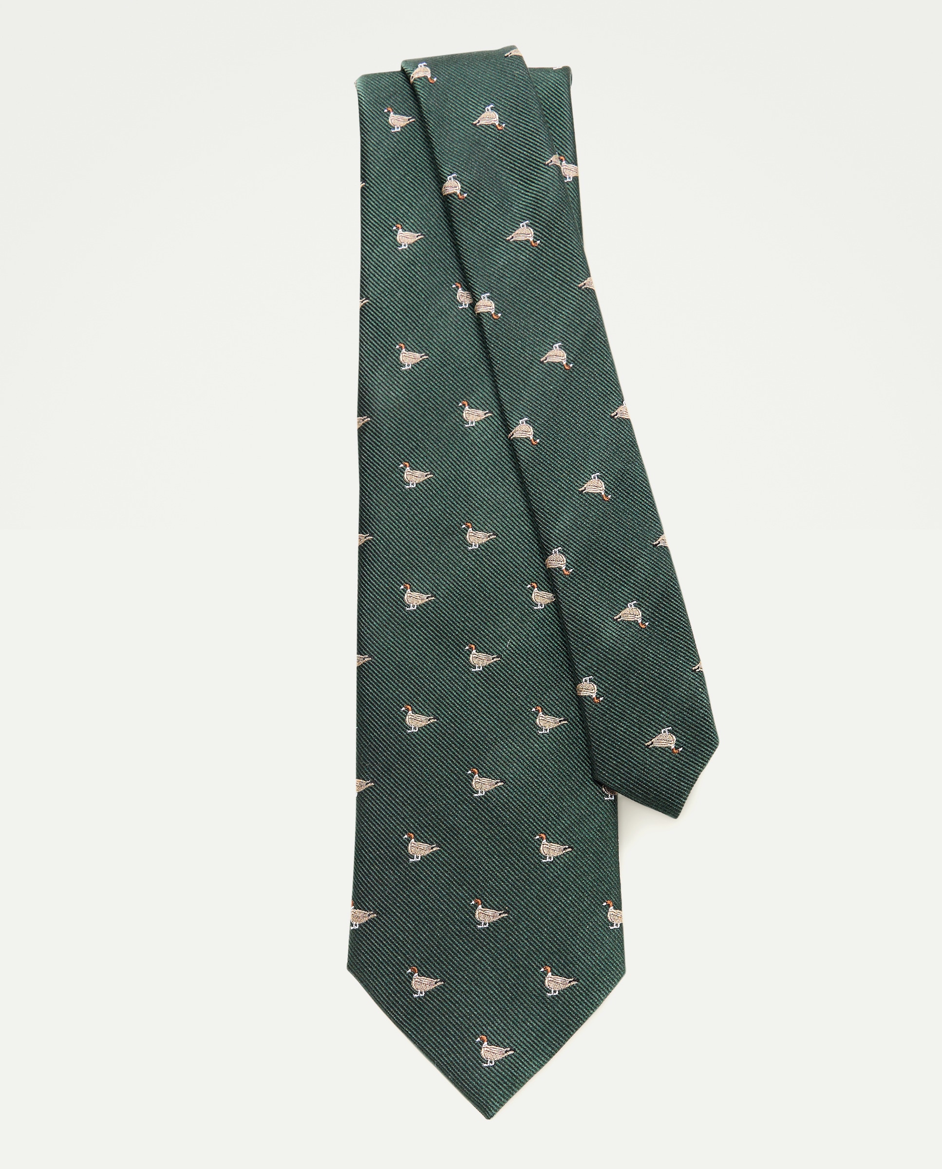 Corbata hombre 100% seda 500 VERDE-2