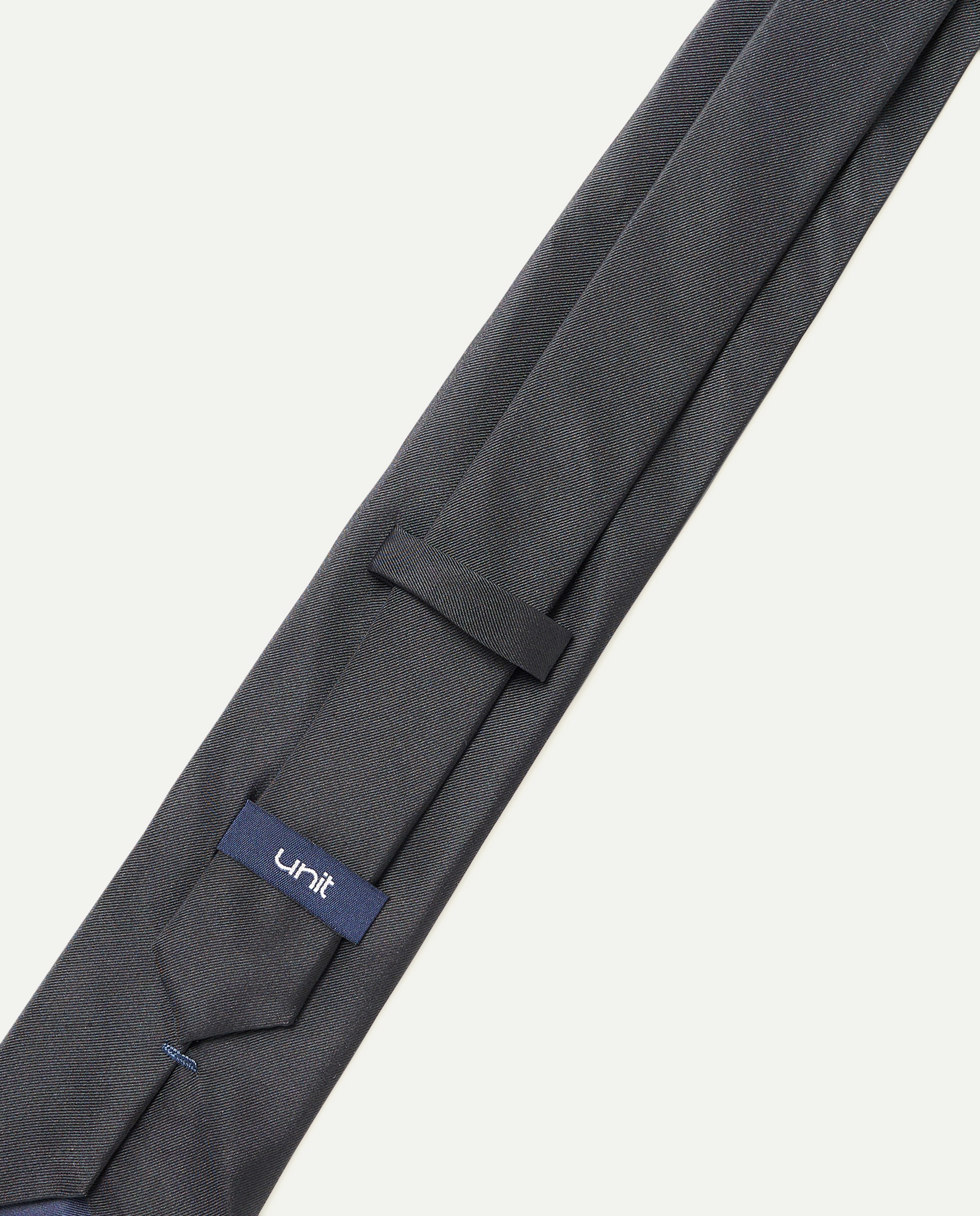 Corbata hombre 100% seda 800 Negro-3