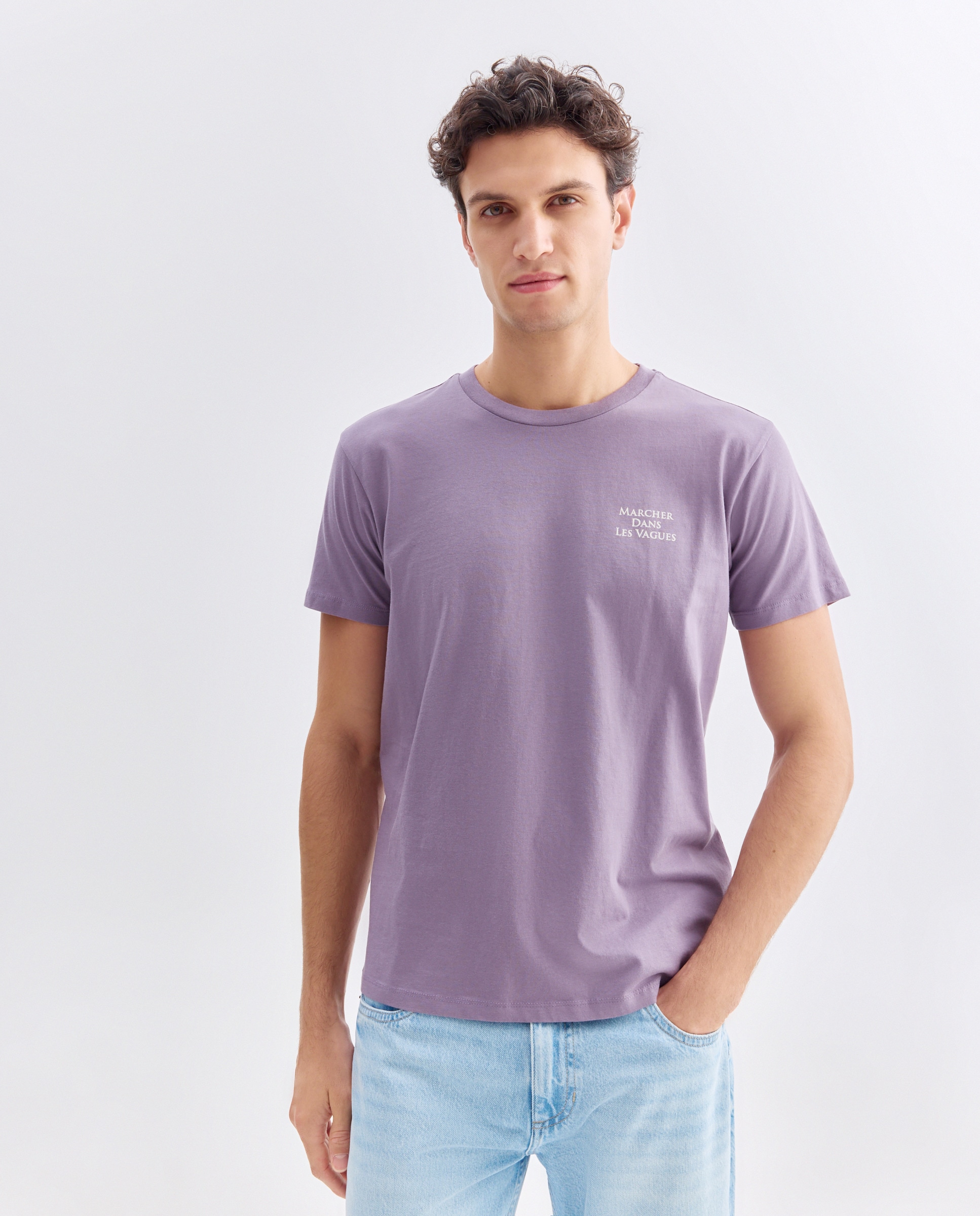 Imagen 0 de Camiseta de hombre manga corta MARCHER DANS LES VAGUES