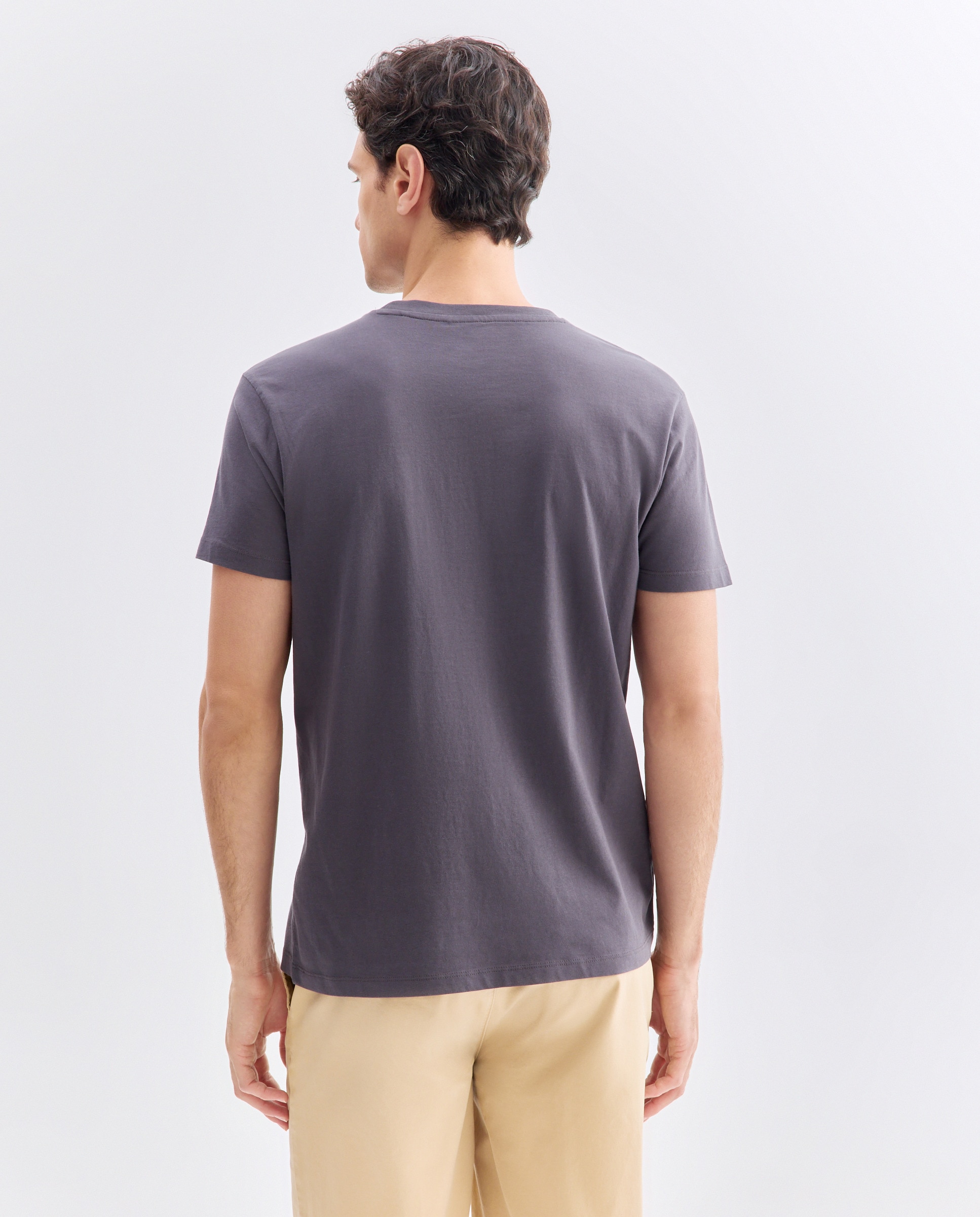 Camiseta de hombre manga corta EASE DOWN 830 Antracita-3
