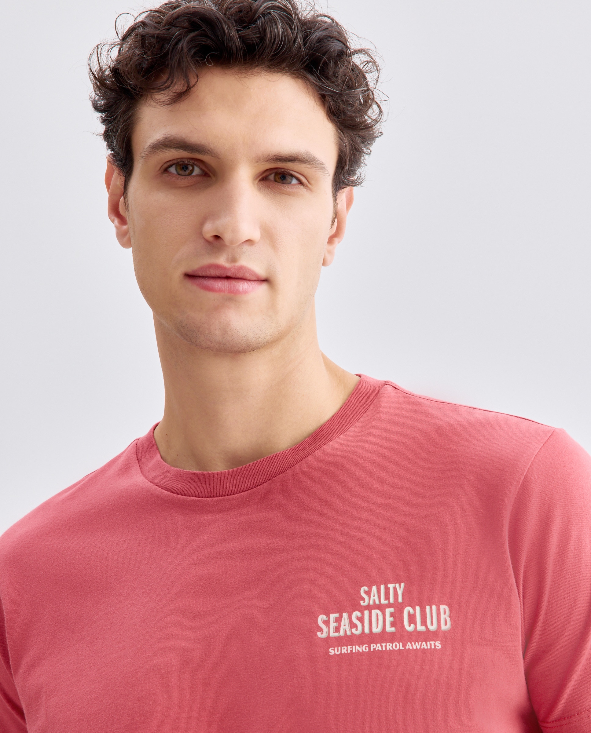 Imagen 0 de Camiseta de hombre manga corta SALTY SEASIDE CLUB