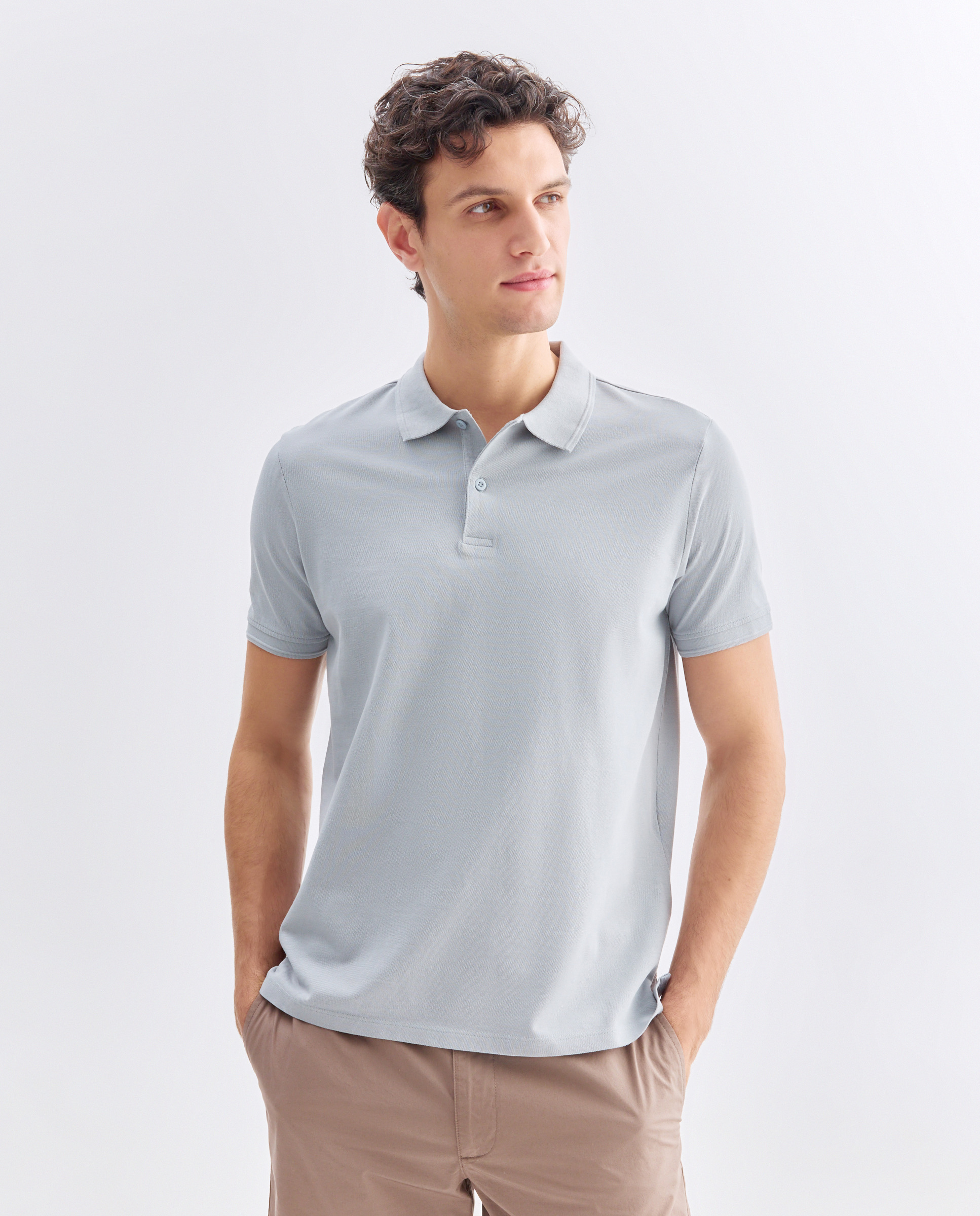 Imagen 0 de Polo manga corta piqué lavado