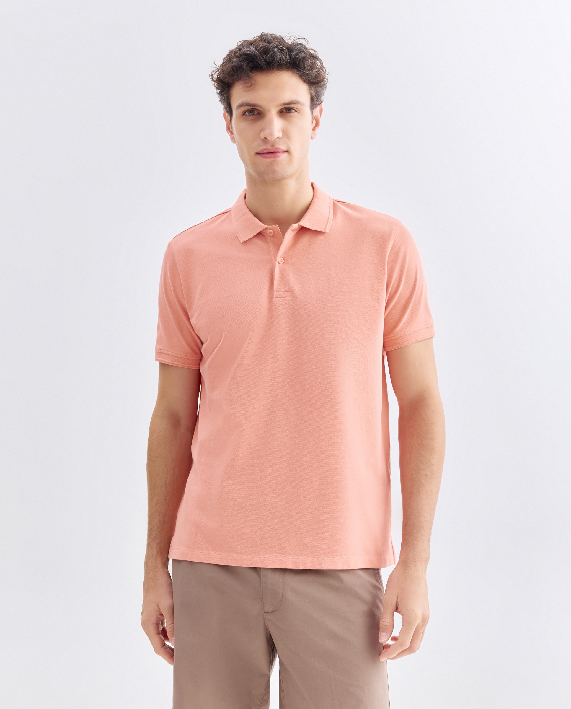 Imagen 0 de Polo manga corta piqué lavado