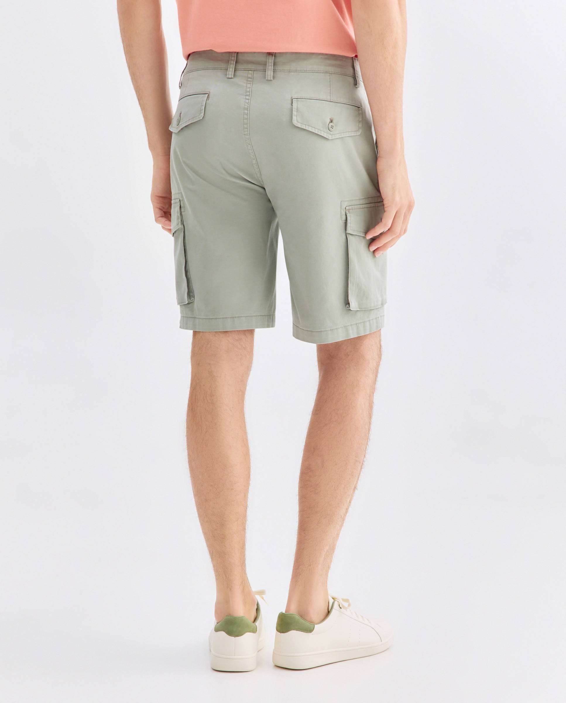 Bermuda hombre cargo 520 Kaki-3