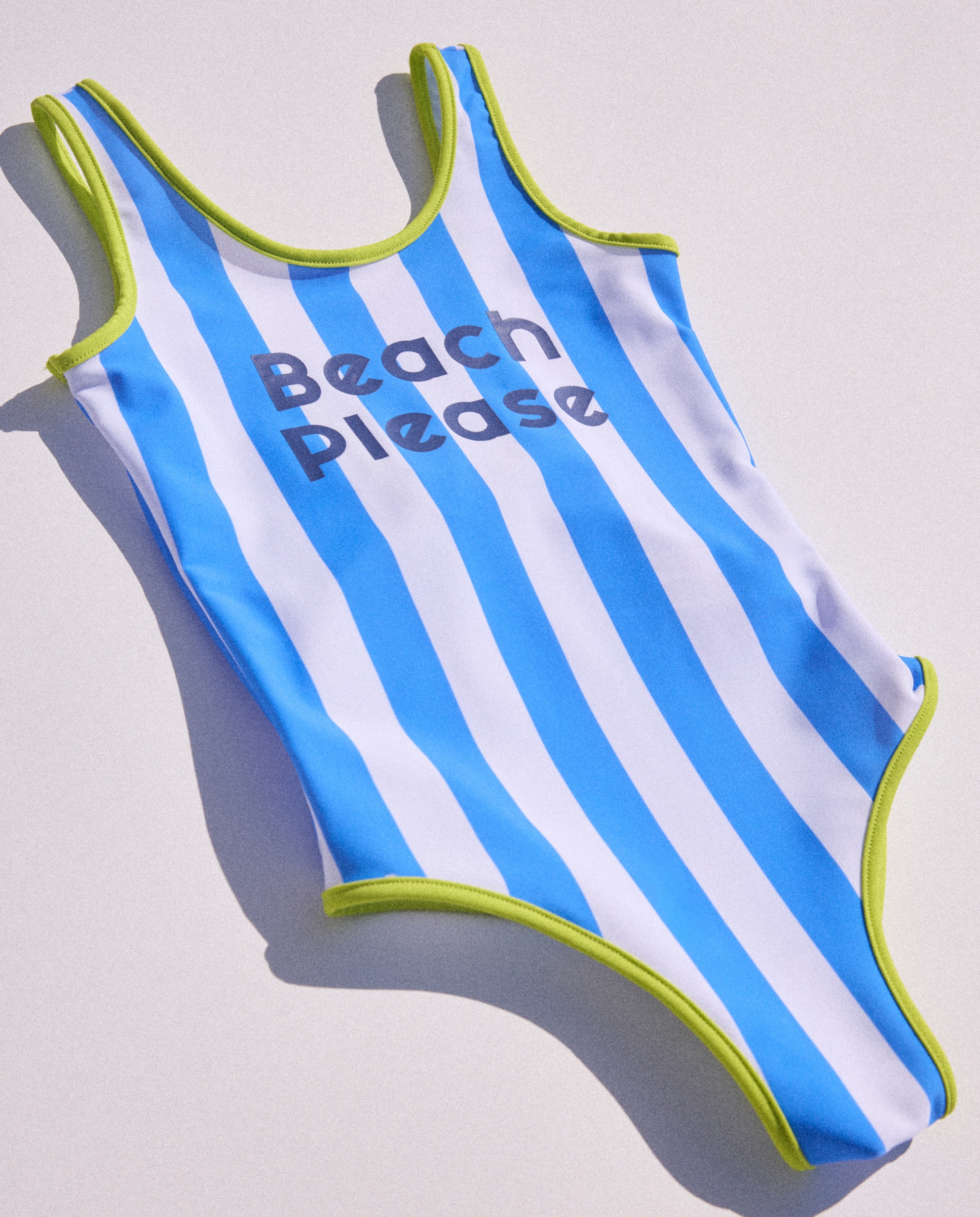 Fato de Banho com Risca Larga Kids El Corte Inglés Azul-4