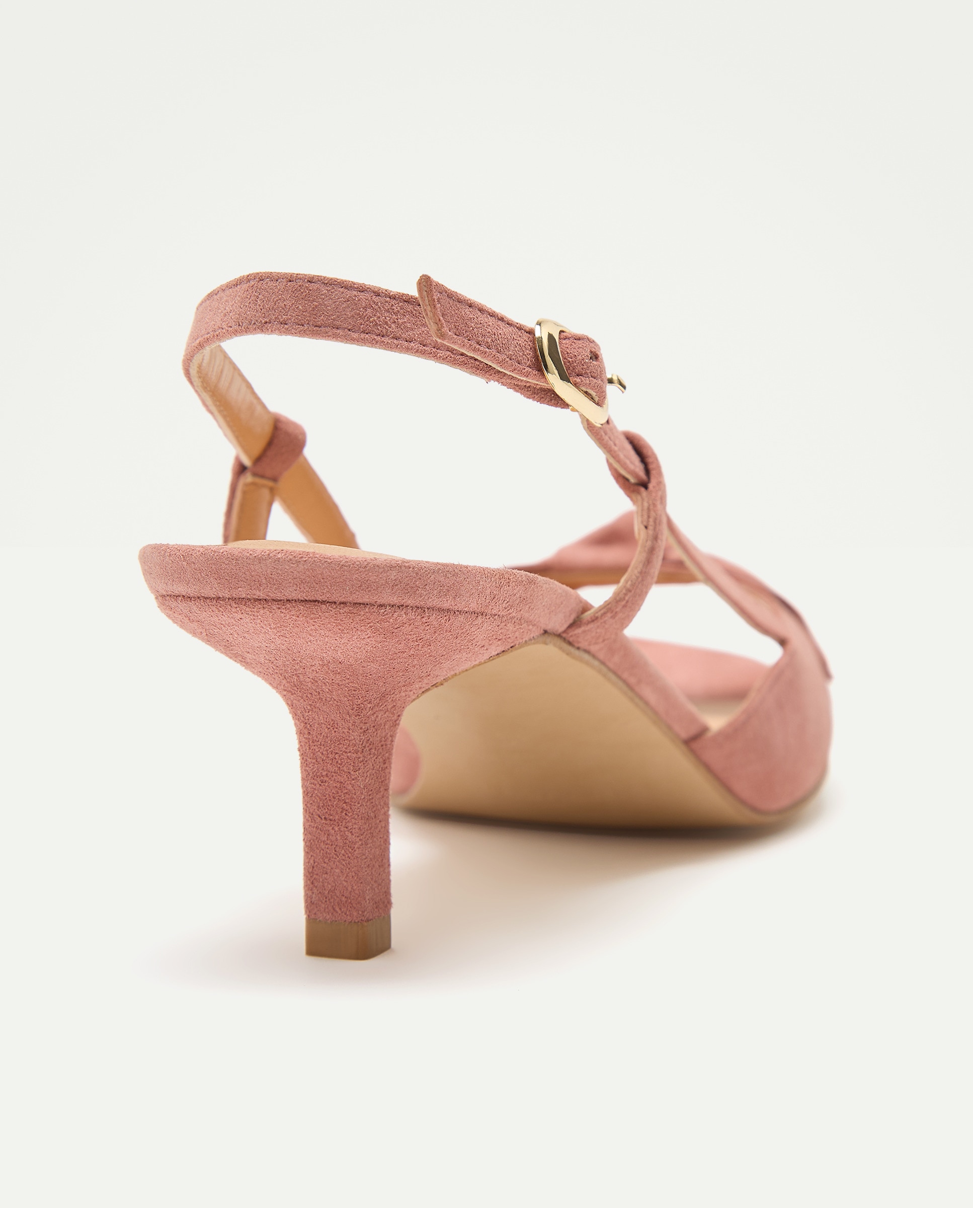 Sandálias de Salto com Laço 200 Rosa-3