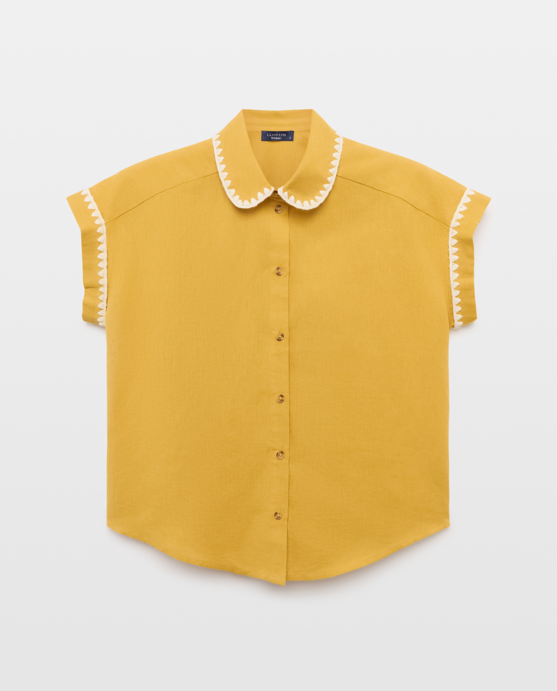 Imagem 0 de Camisa de Linho com Manga Curta