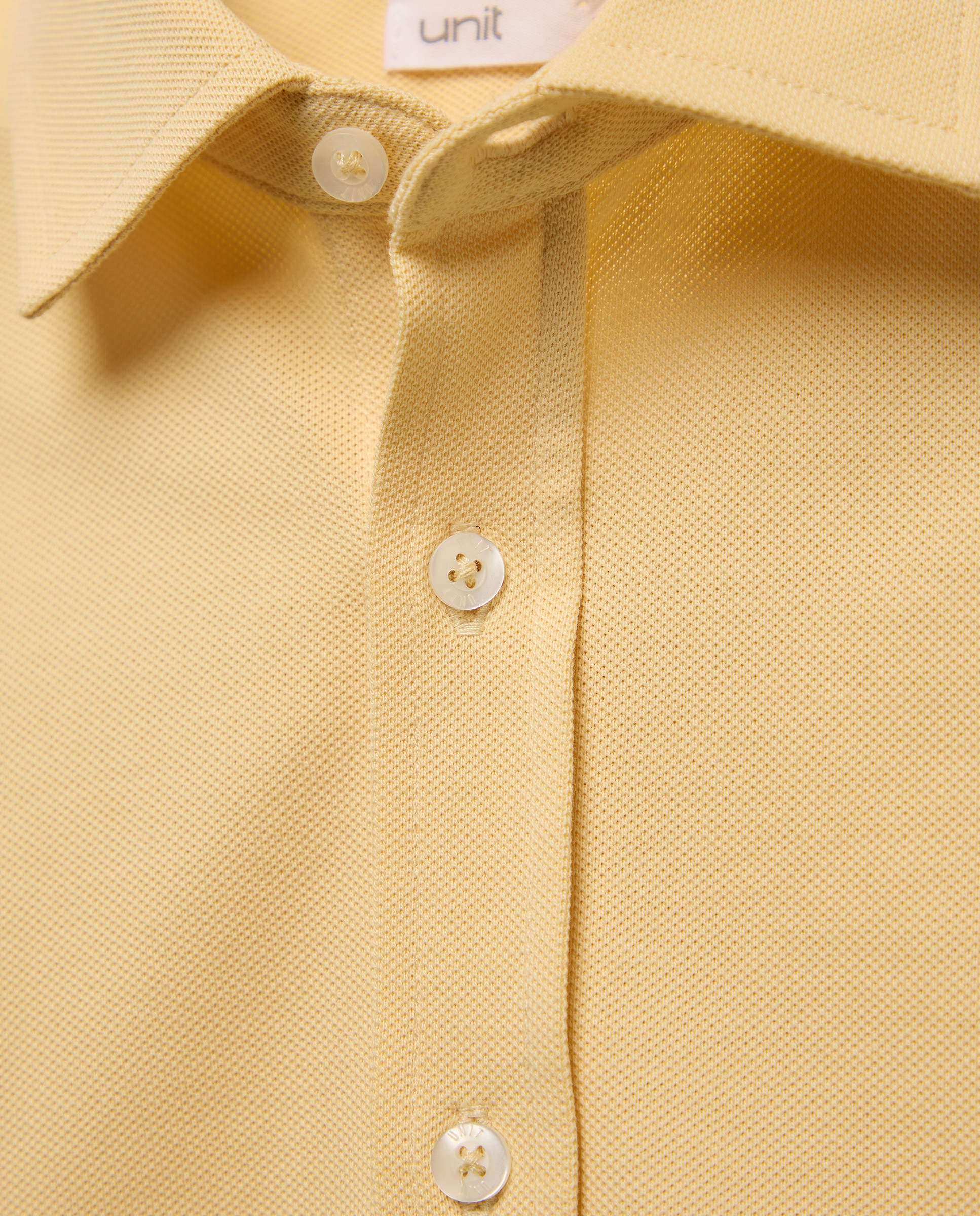 Camisa de niño piqué 300 Amarillo-3