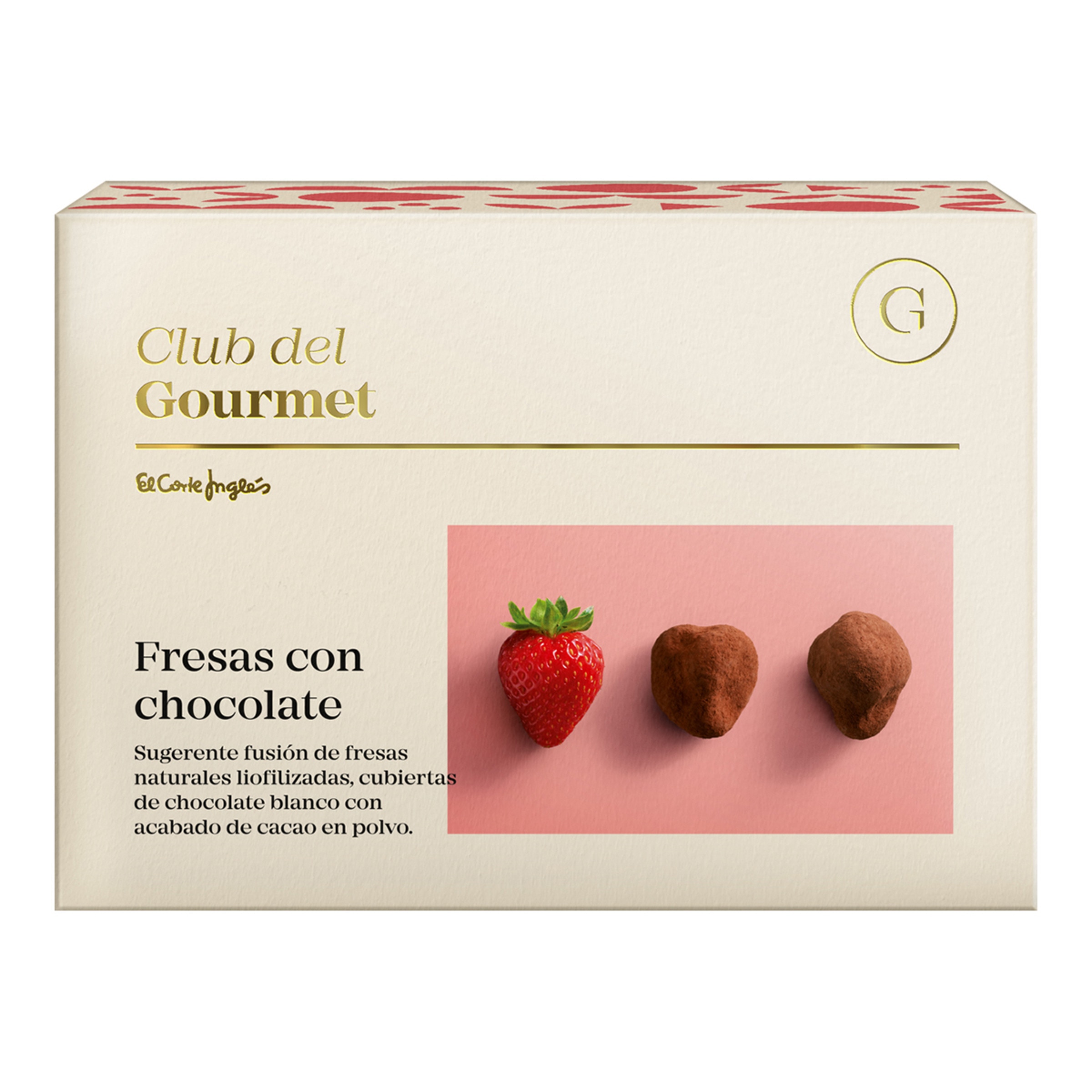 Besos de fresa cubiertos de chocolate sin gluten Club del Gourmet 1