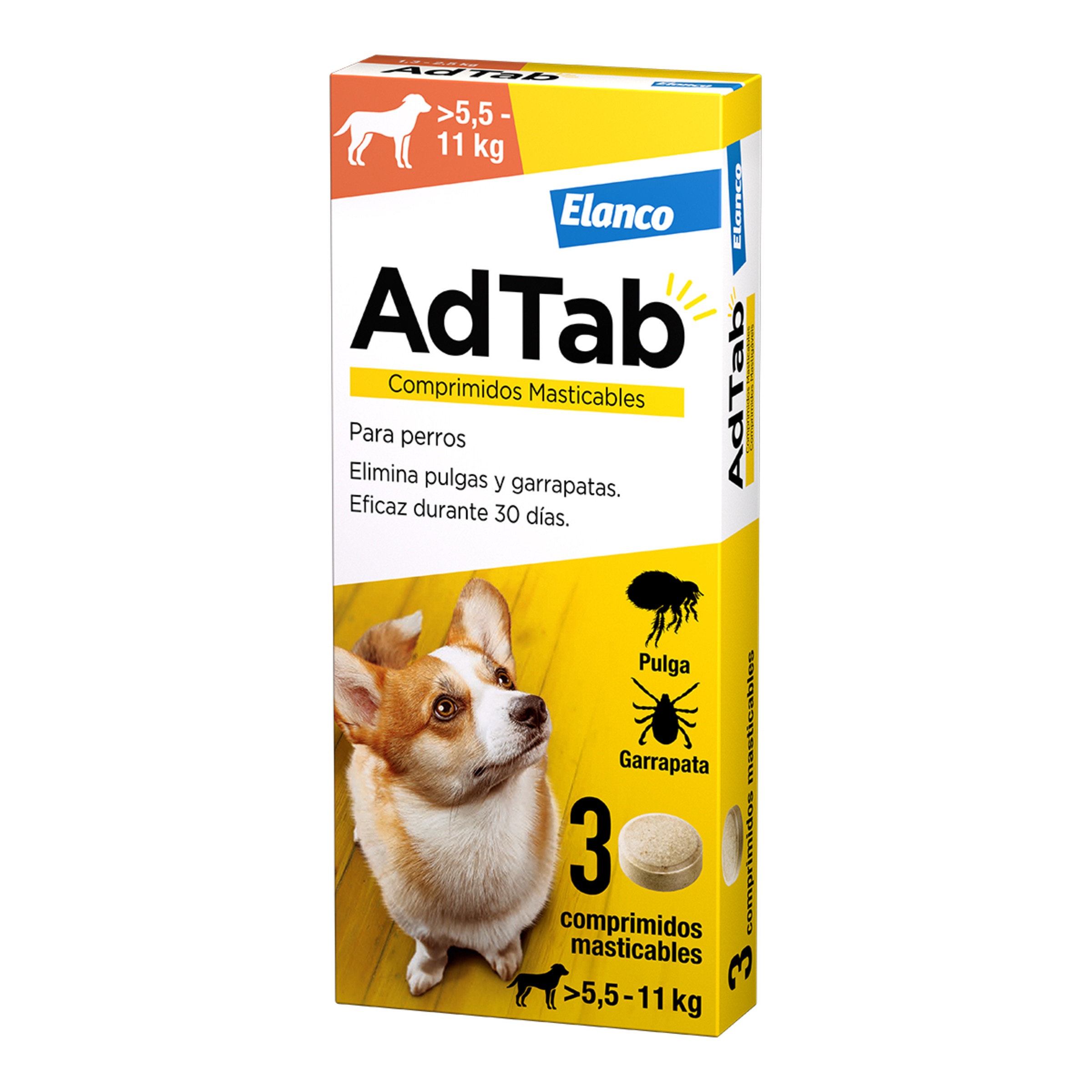 Imagen 0 de AdTab 225 mg - Chewable tablet