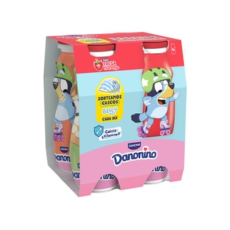 Iogurte Líquido de Morango Pack 4 embalagem 100 g - Danonino