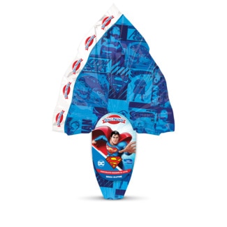 Ovo de Chocolate de Leite Super Man embalagem 150 g - Dolci Preziosi