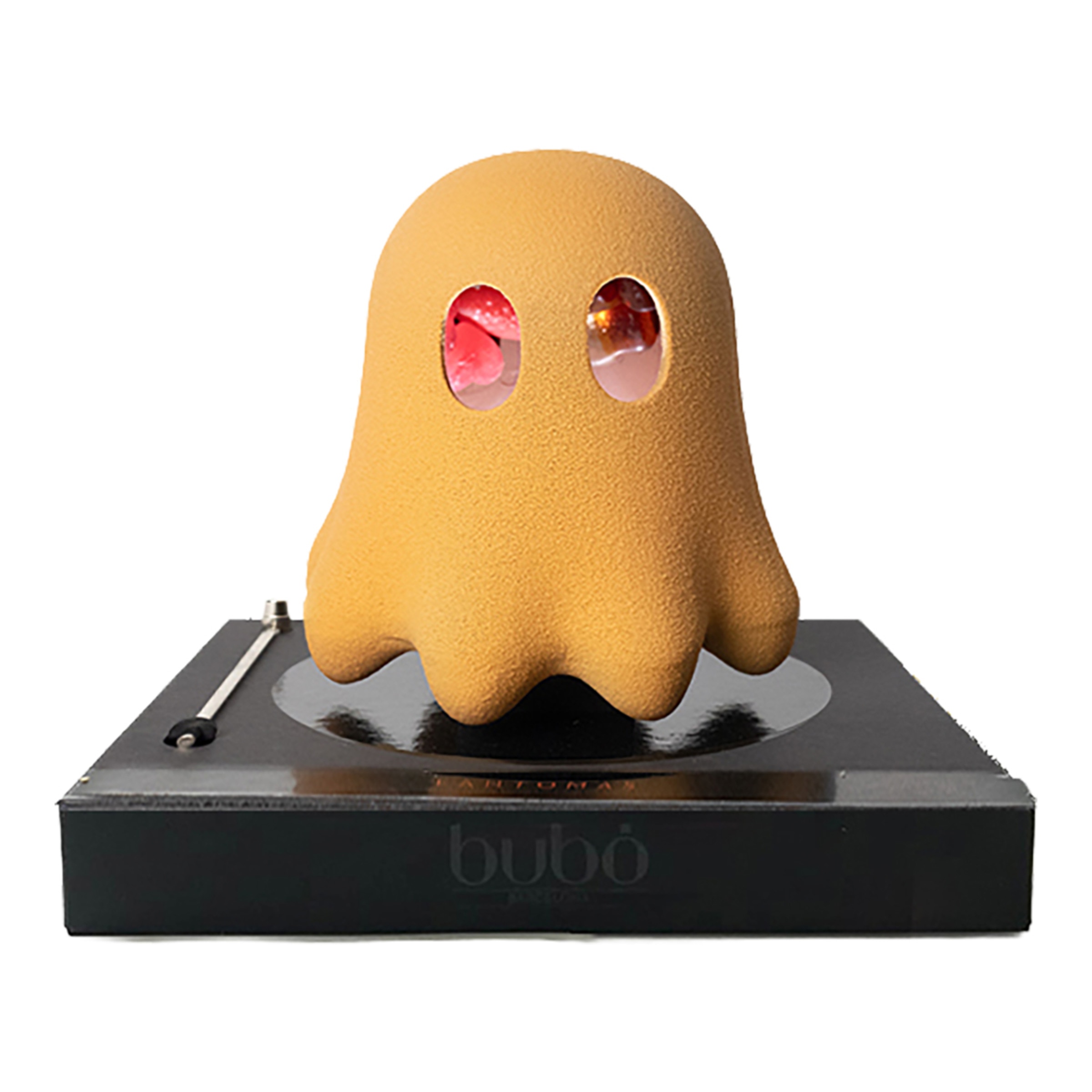 Imagen 1 de Figura de chocolate con leche fantasma naranja Bubo