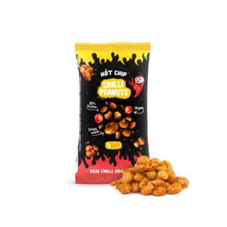 Coated Peanuts Chilli embalagem 70 g - Hot Chip