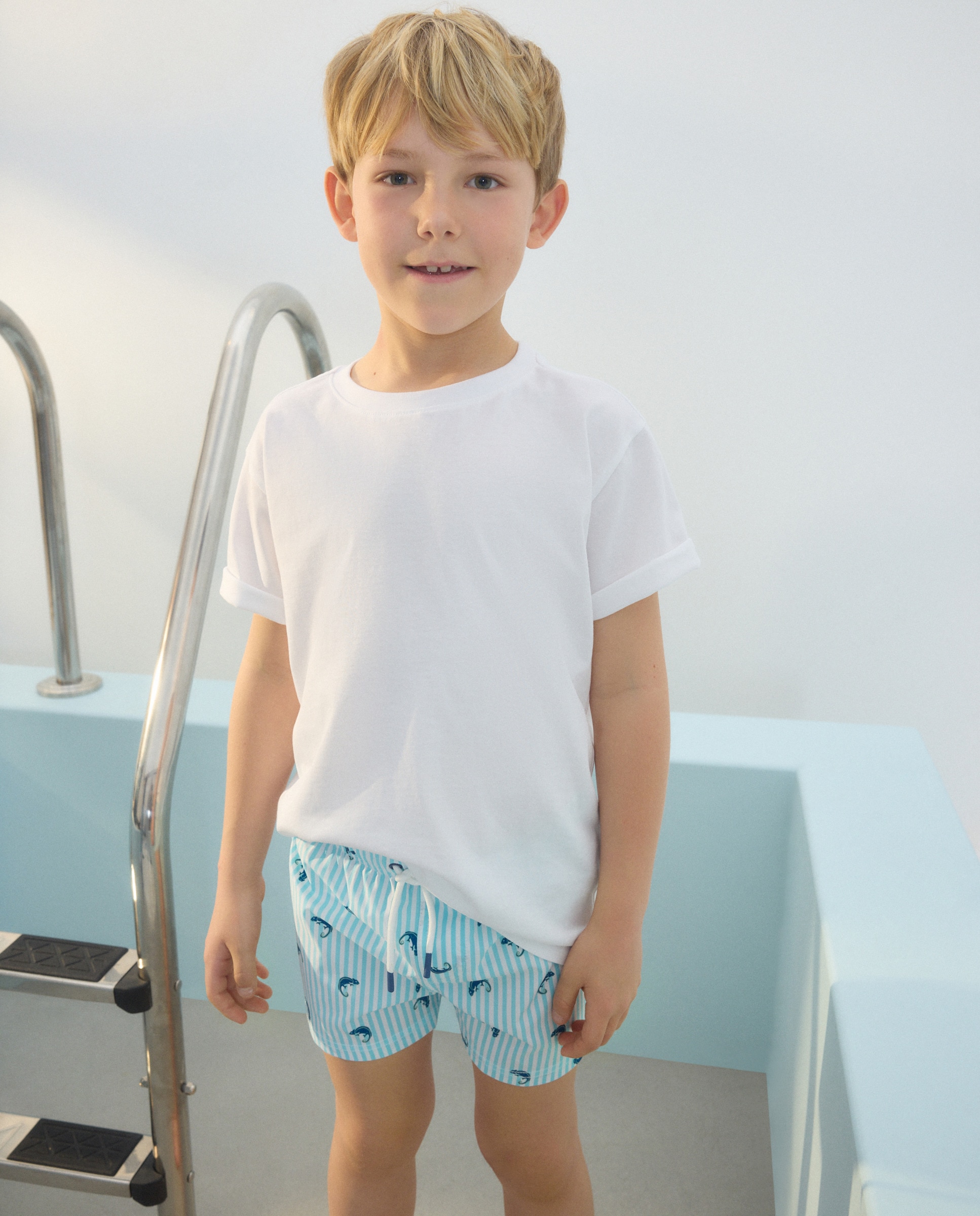 Calções de Banho Bicolor Kids El Corte Inglés Verde-2