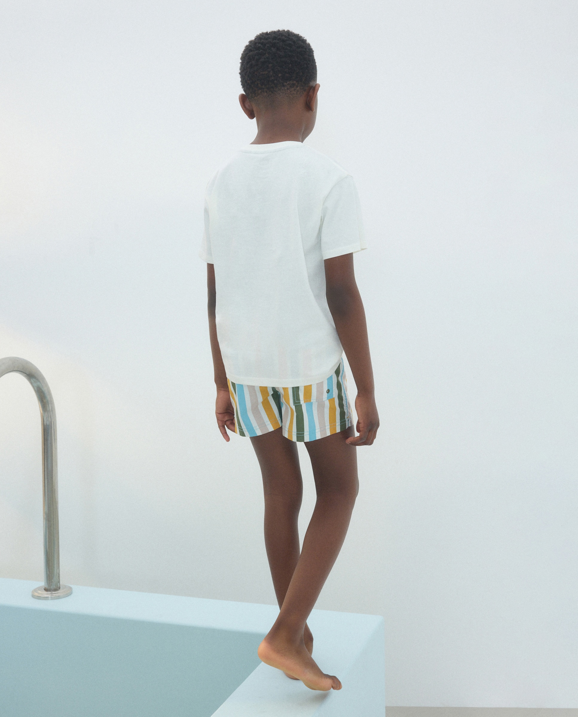 Calções de Banho de Algodão Bordado Kids El Corte Inglés Multicolor-3