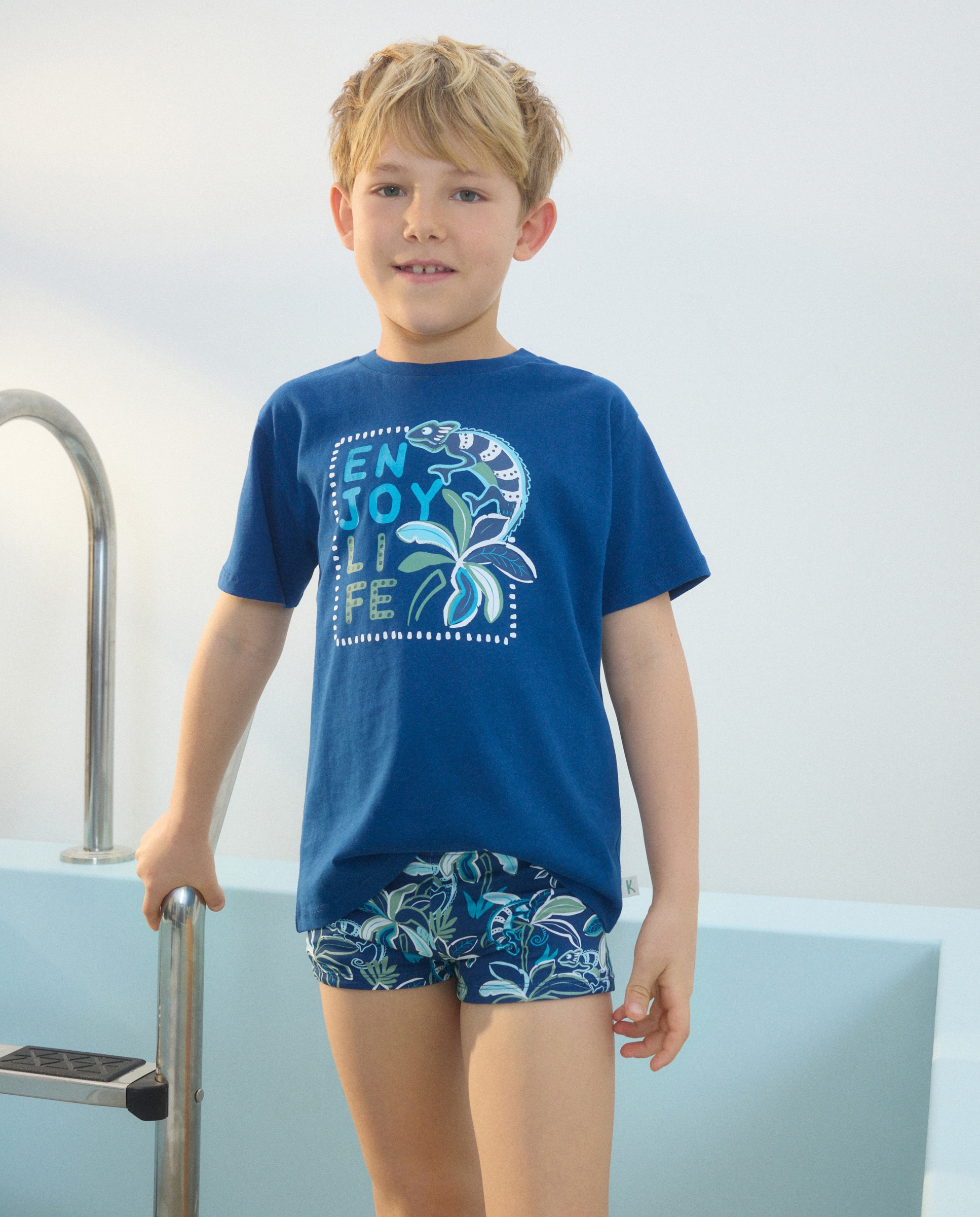 Calções de Banho Azul-marinho-2