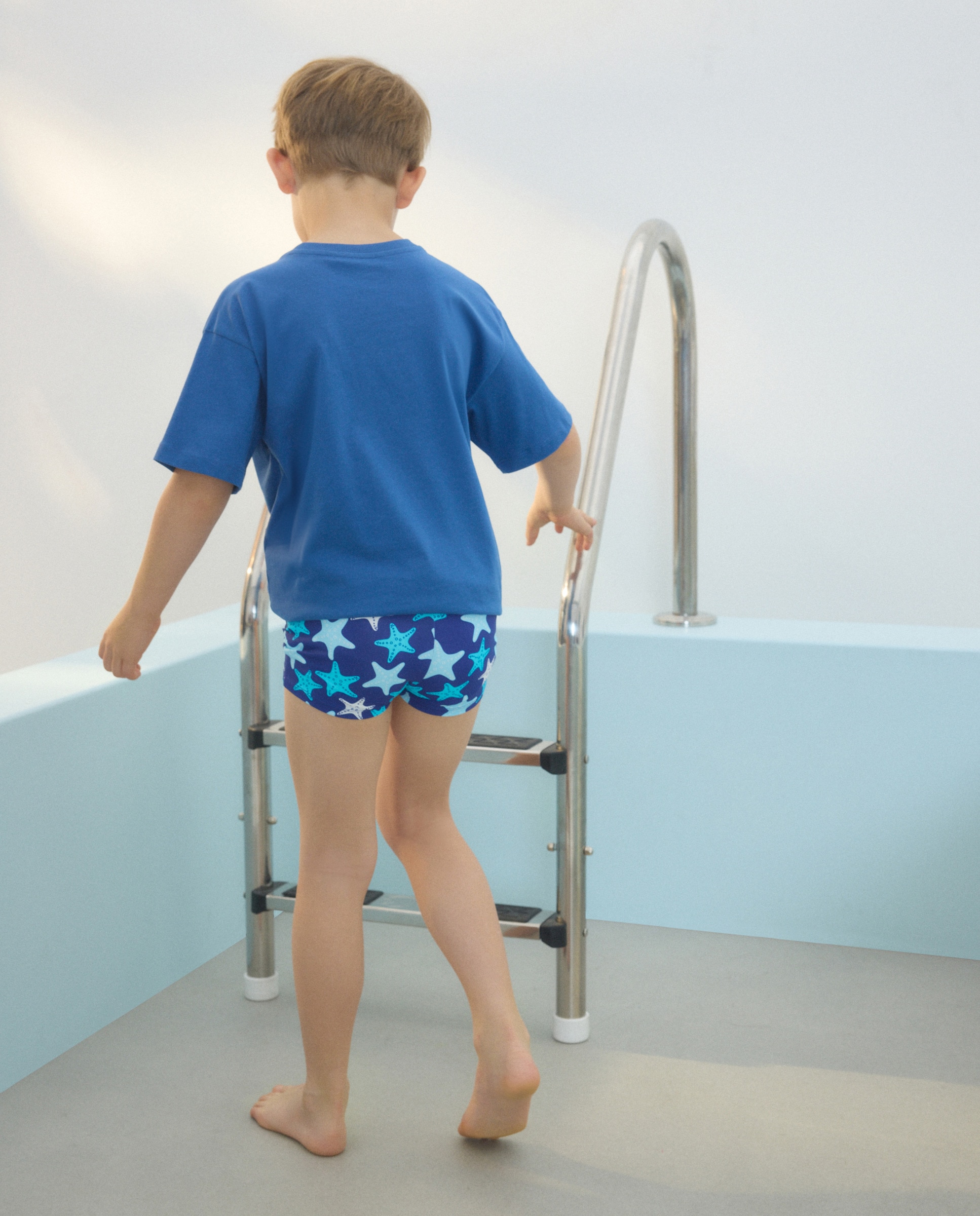 Calções de Banho Azul-3