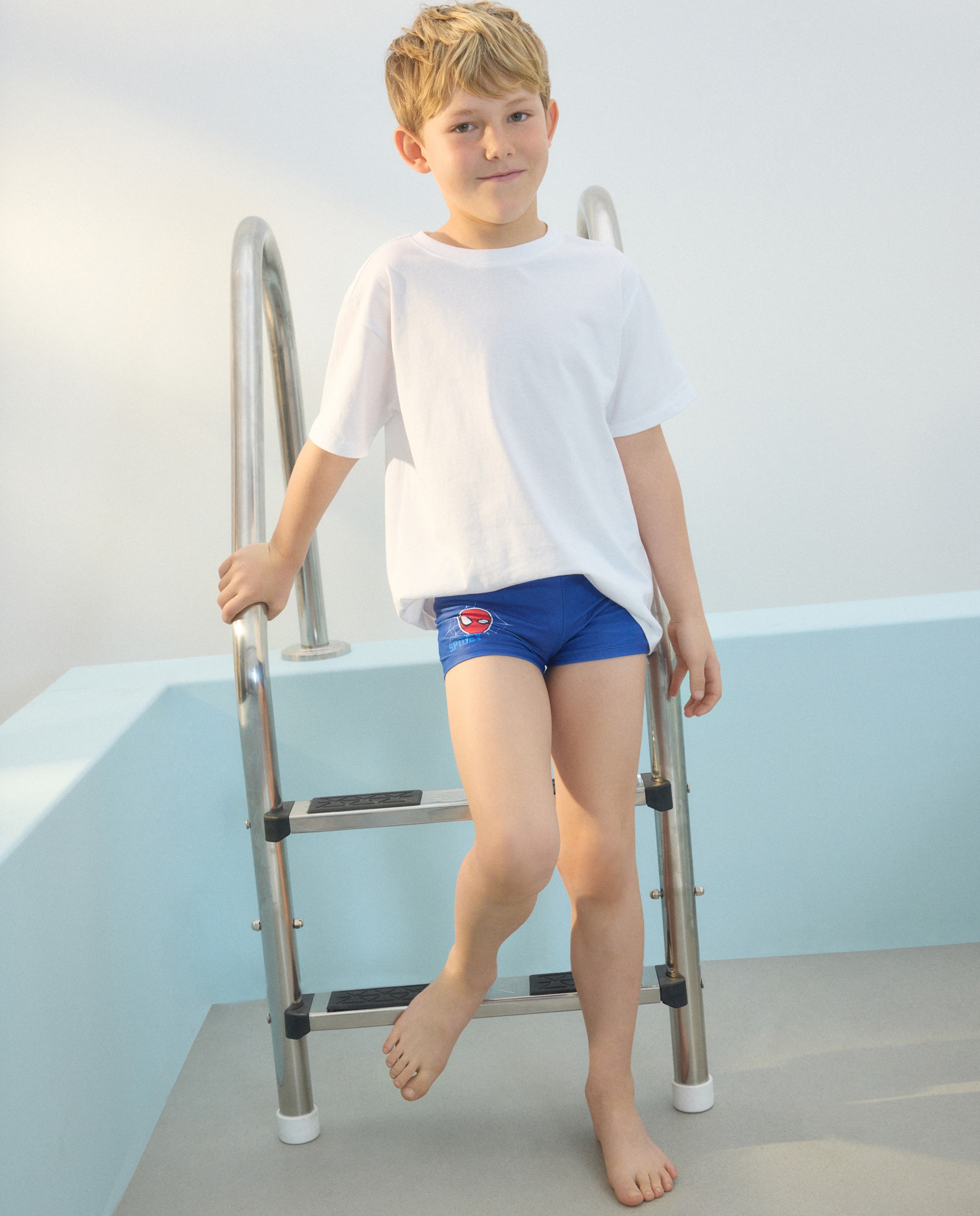 Boxers da Licença Homem-Aranha Azul-marinho-2