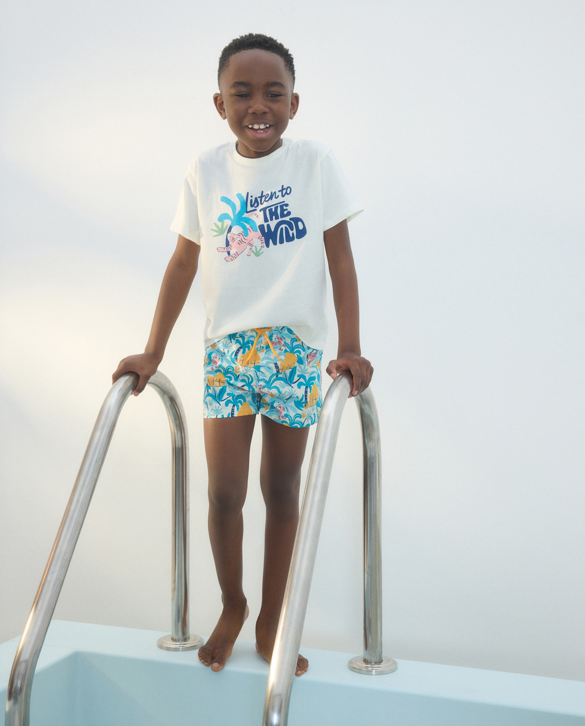 Imagem 0 de T-shirt de Algodão Joy Cabanas e Tigres