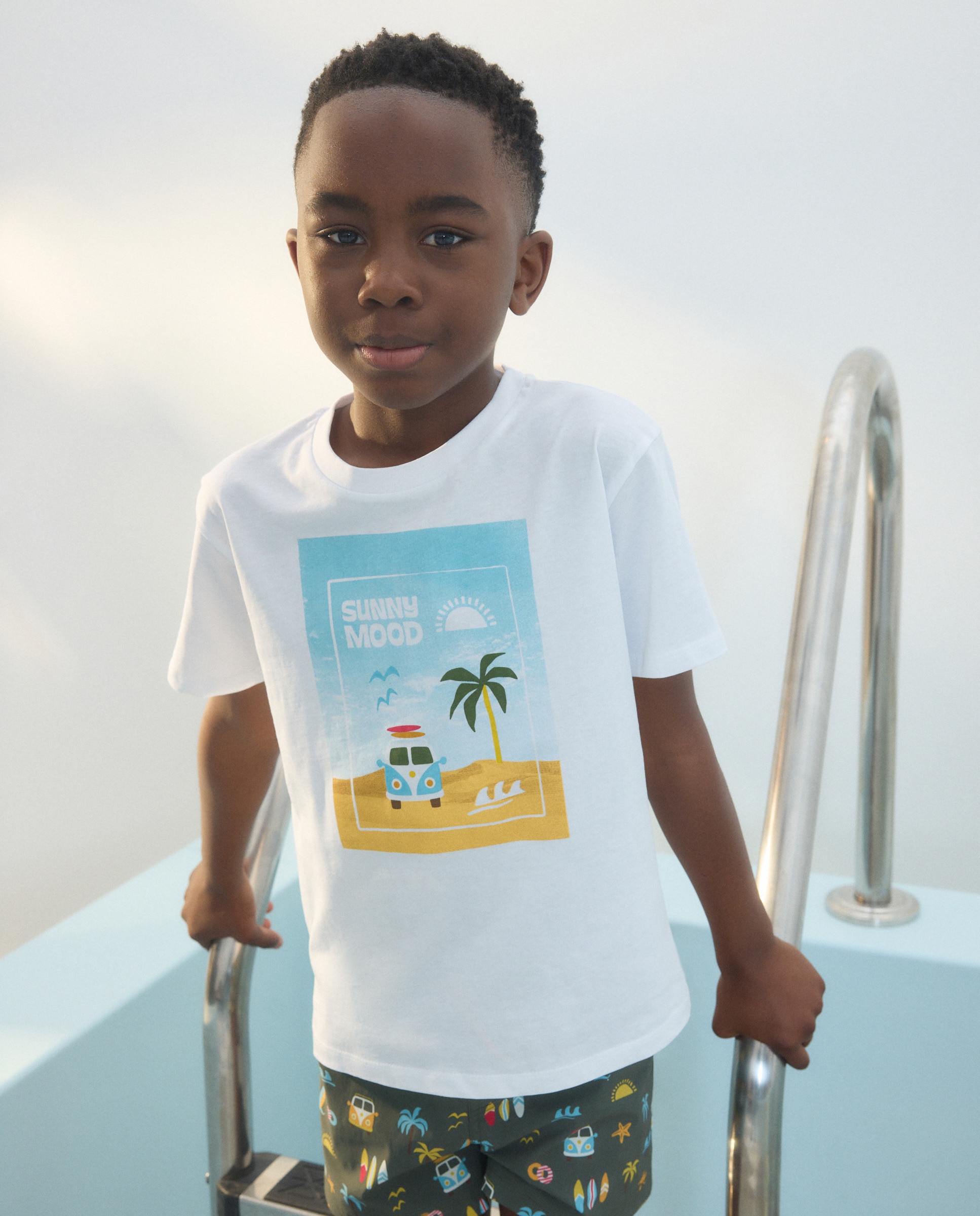 Imagem 0 de T-shirt de Algodão Joy com Estampado Étnico