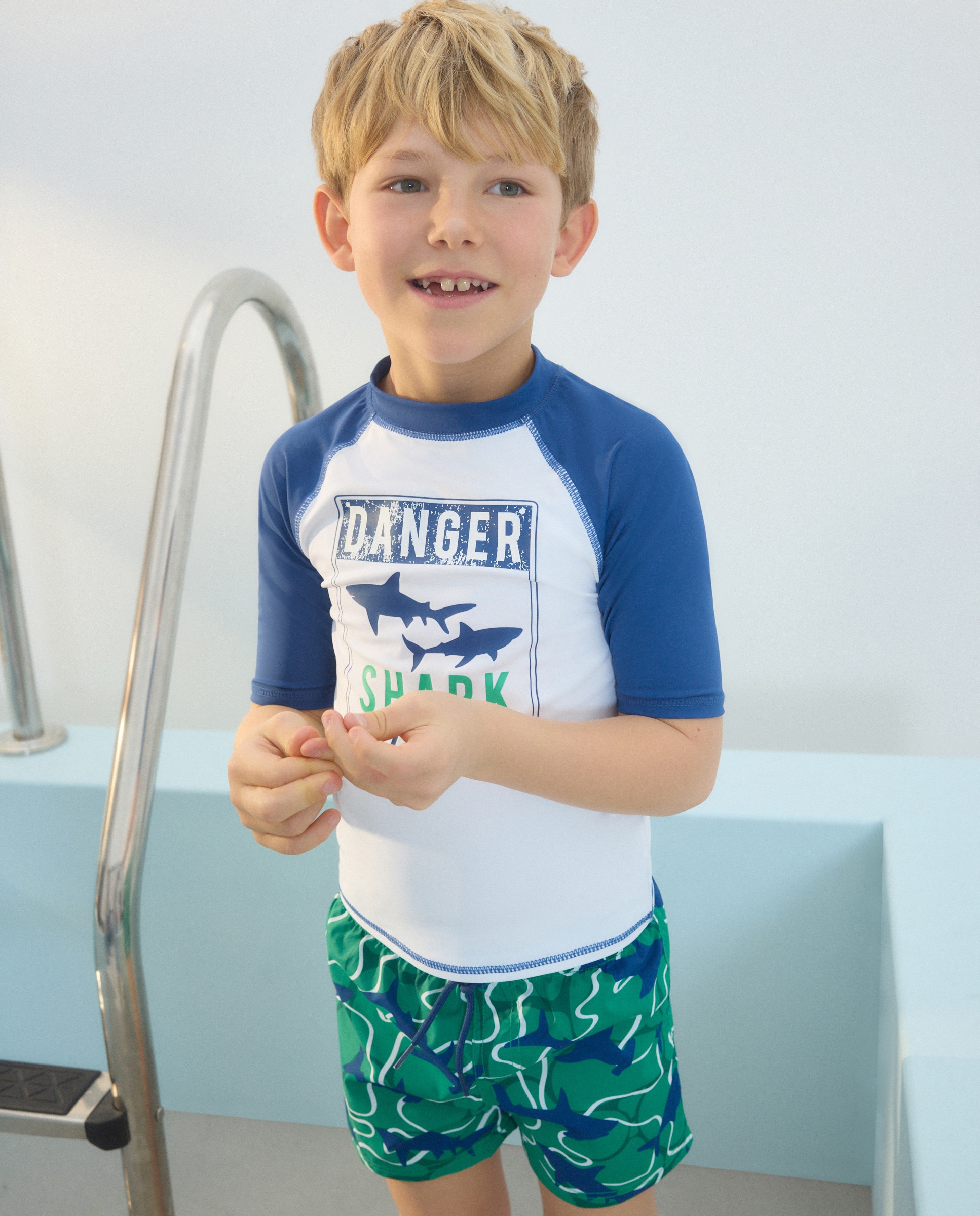 Imagem 0 de T-shirt de Banho UPF50+ Estampada