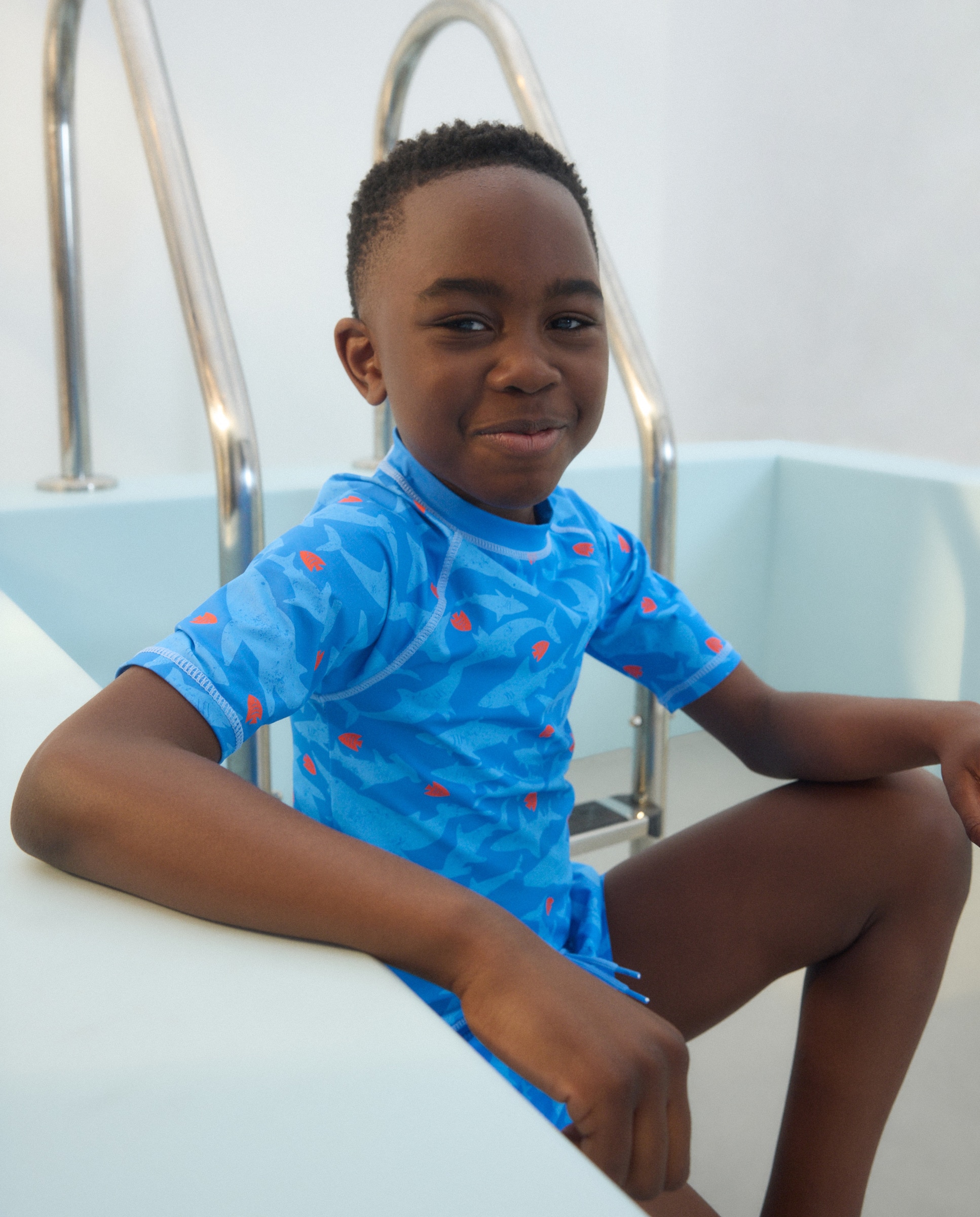 Imagem 0 de T-shirt de Banho UPF50+ Estampada