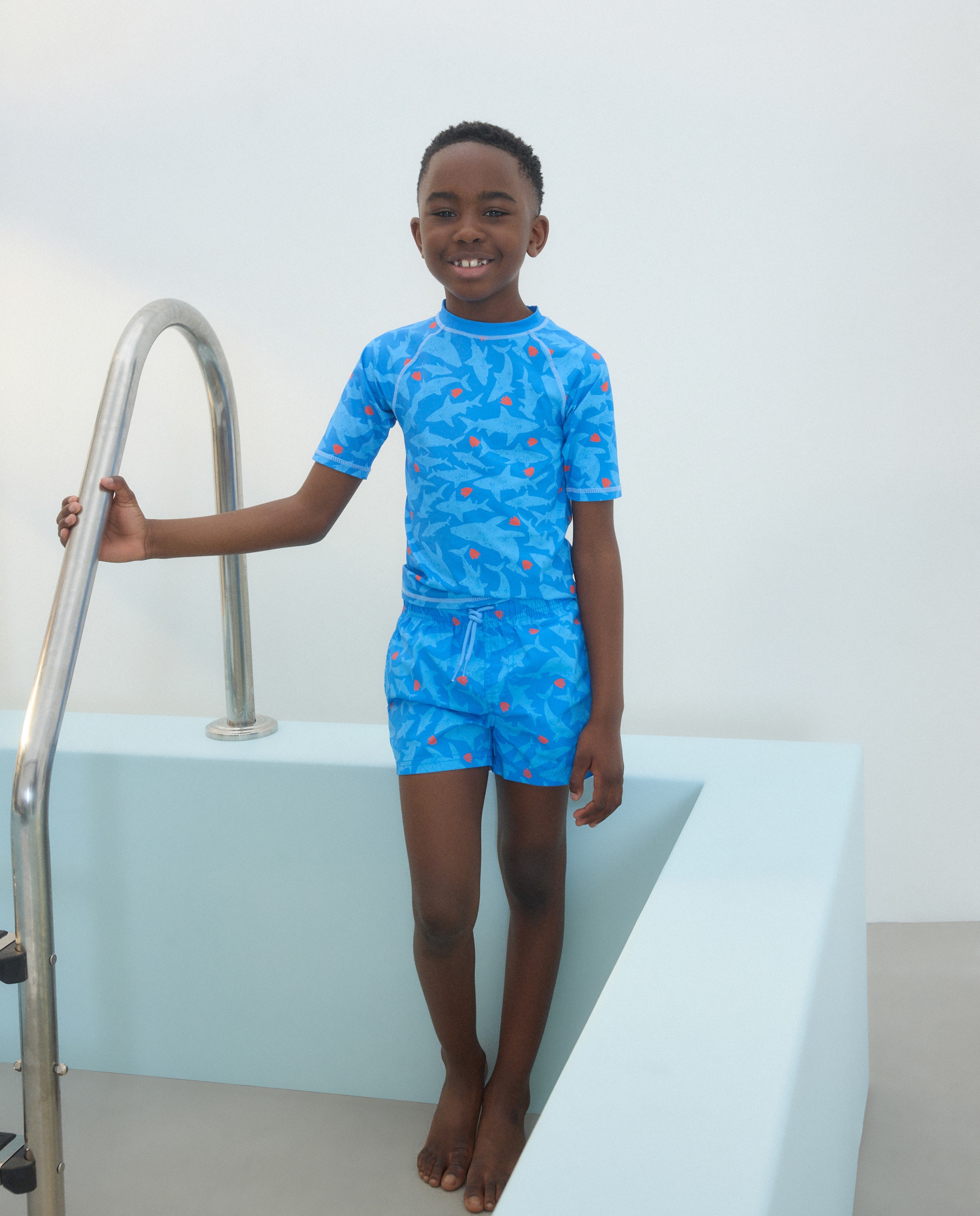 T-shirt de Banho UPF50+ Estampada Kids El Corte Inglés Azul-2