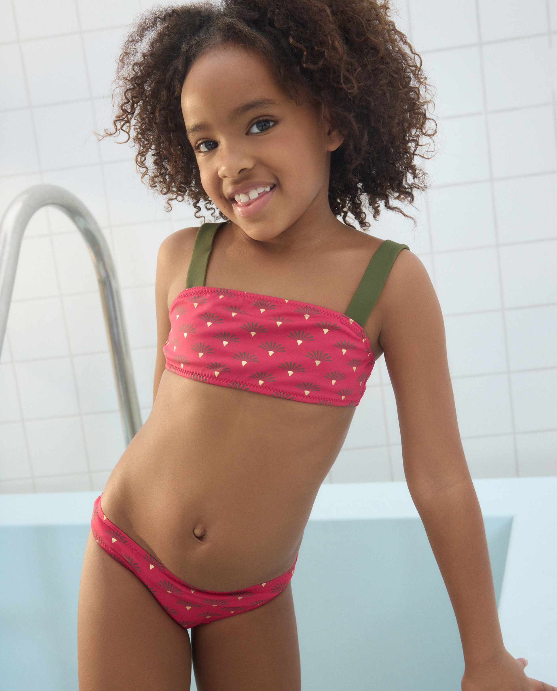 Biquíni estampado Rosa-2