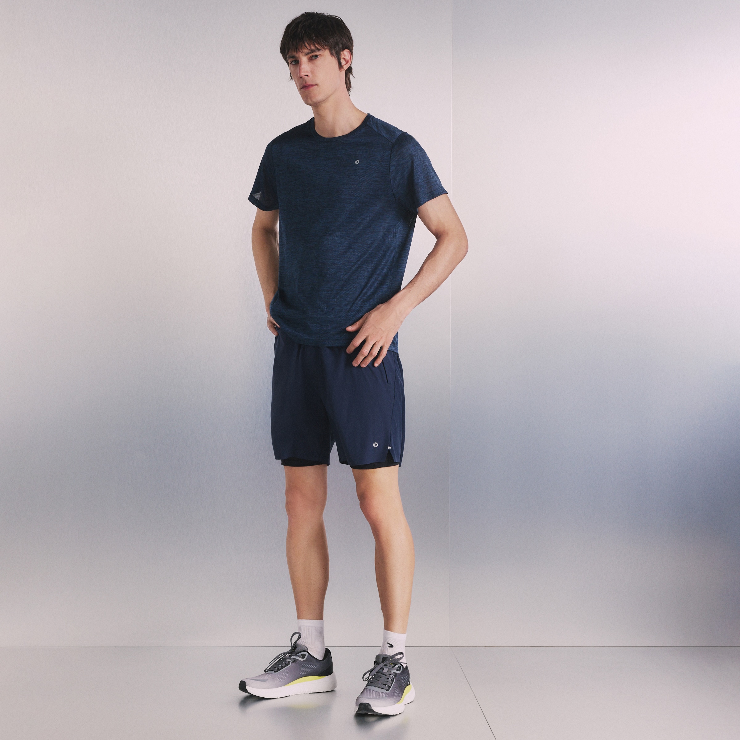 Imagem 0 de Calções 2 em 1 de Running de Homem