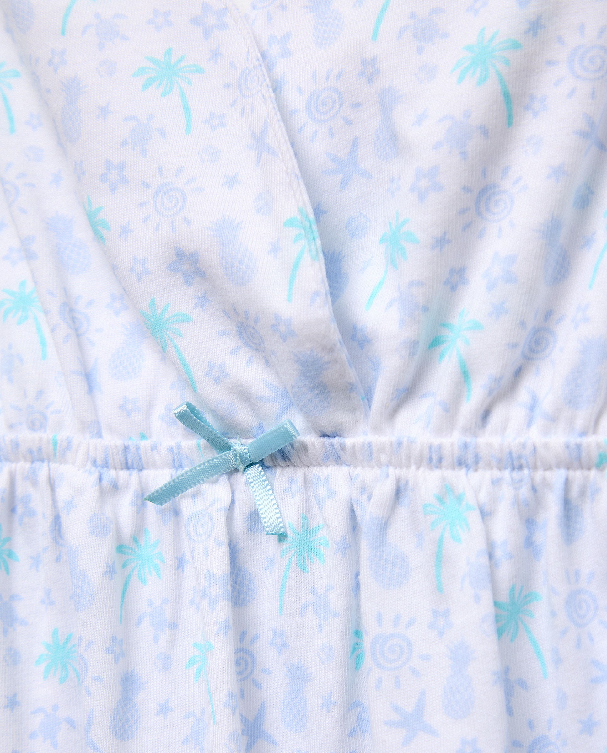 Camisa de Dormir Estampada Branco-marfim-4