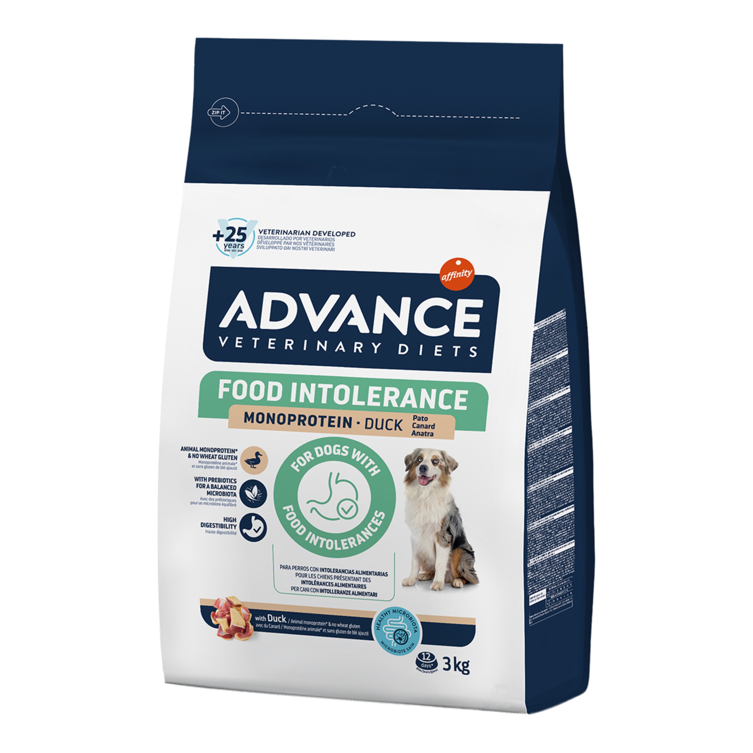 Imagen 0 de Pienso para perros adultos Advance Intolerance Dietas Veterinarias pato