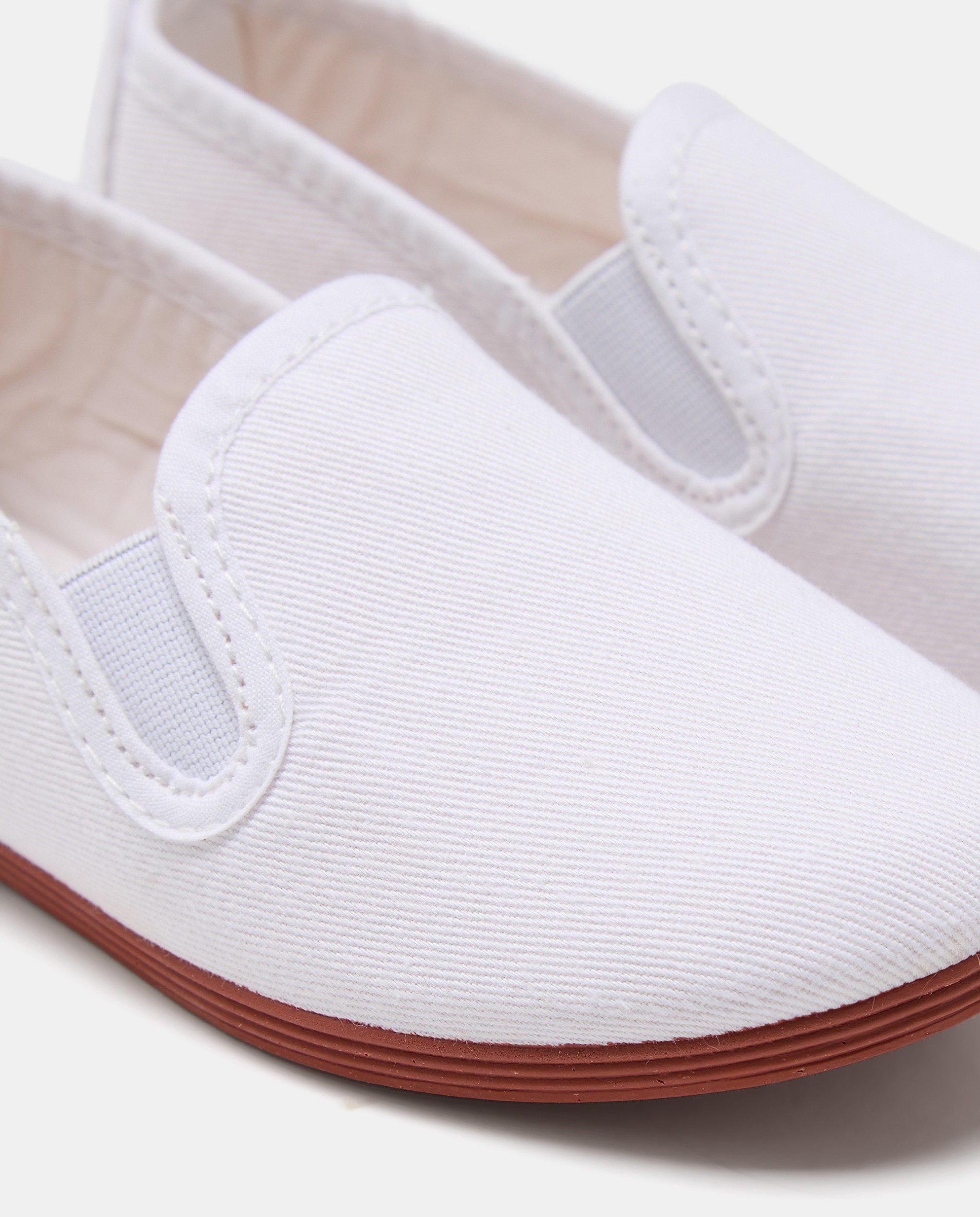 Lona bebés kungfu suela flexible Blanco-5