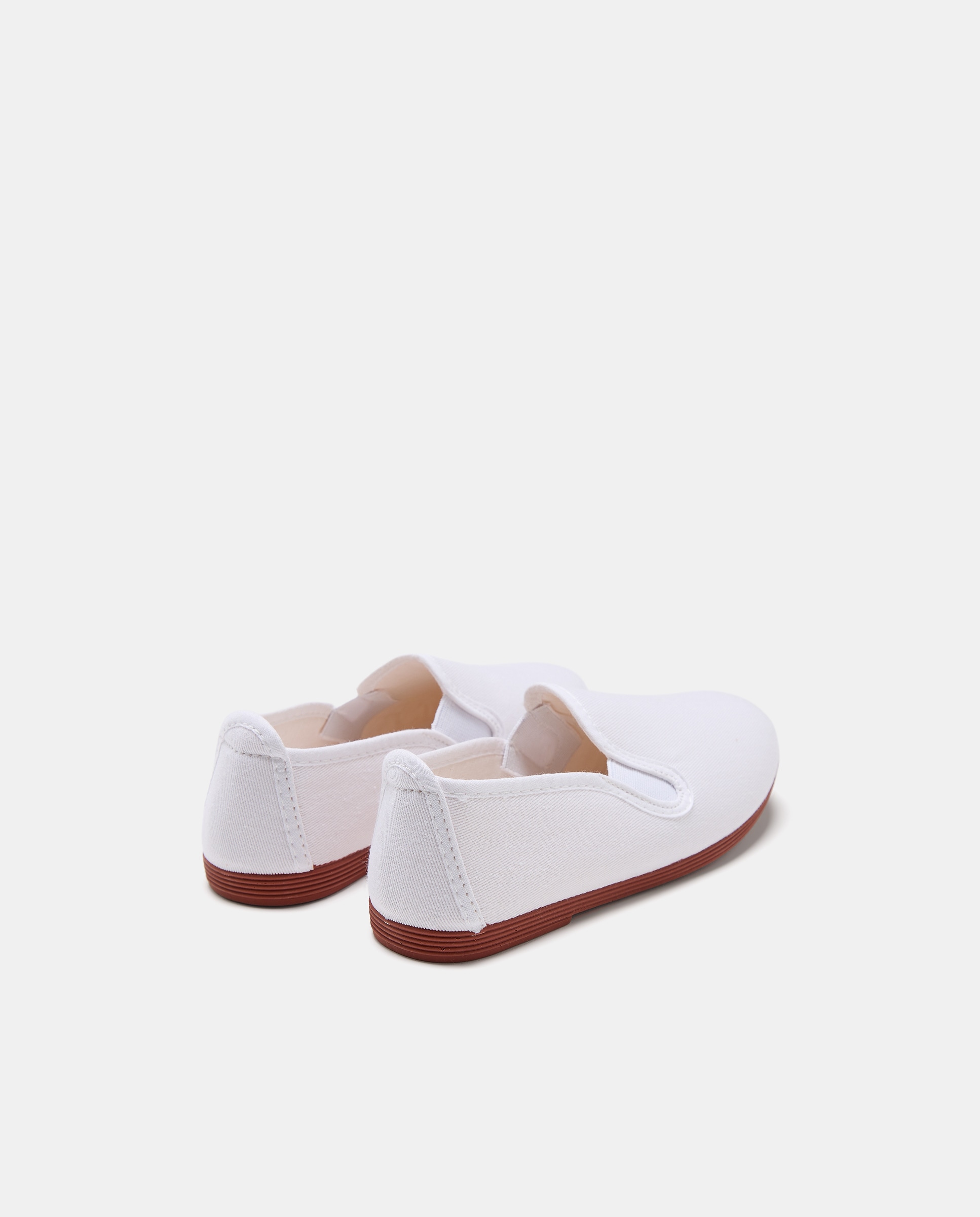 Lona infantil kungfu suela flexible Blanco-3
