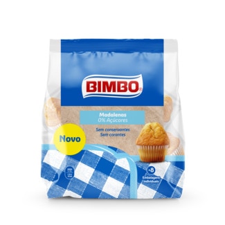 Madalenas 0% Açúcares embalagem 232 g - Bimbo