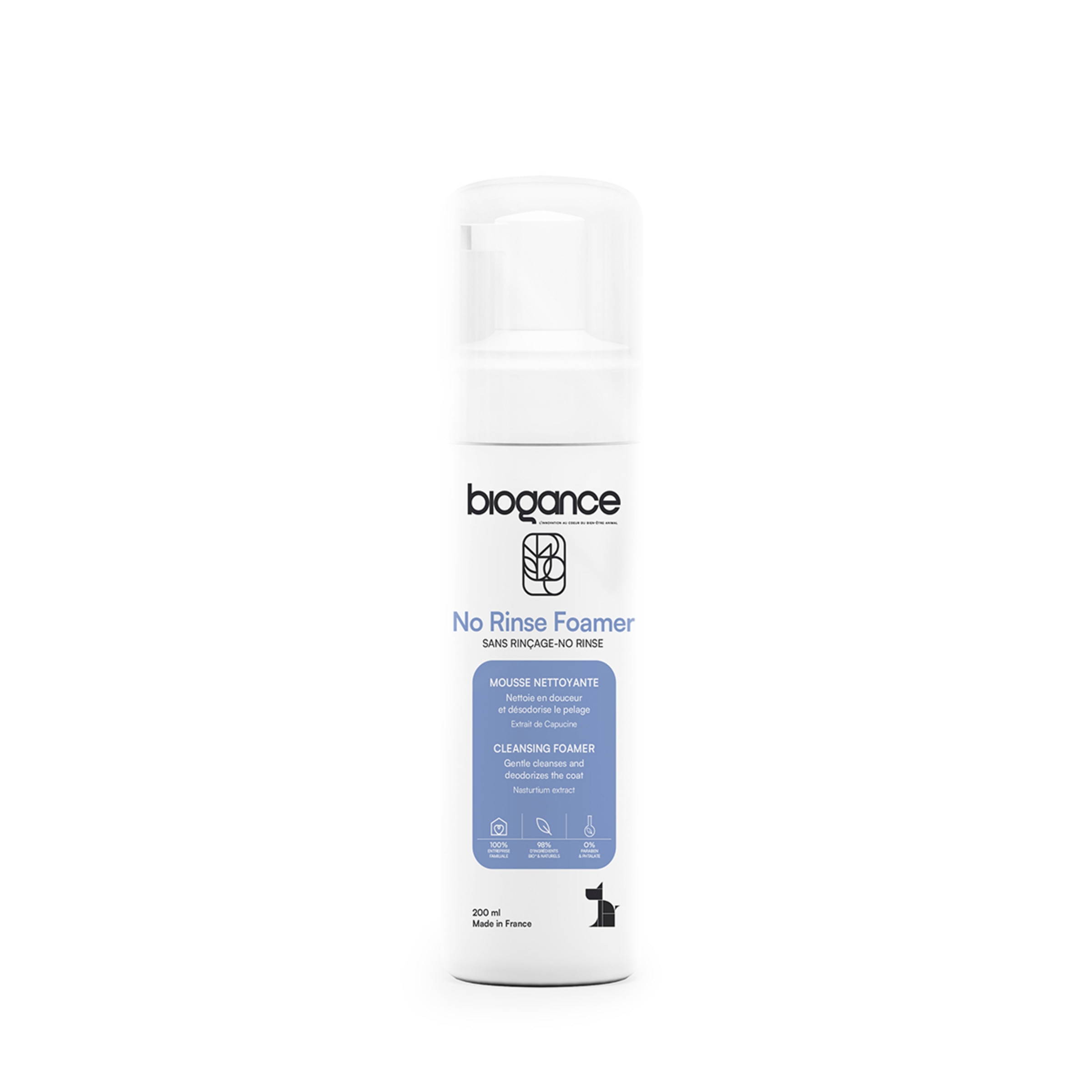 Espuma para Cão No Rinse Foamer embalagem 200 ml